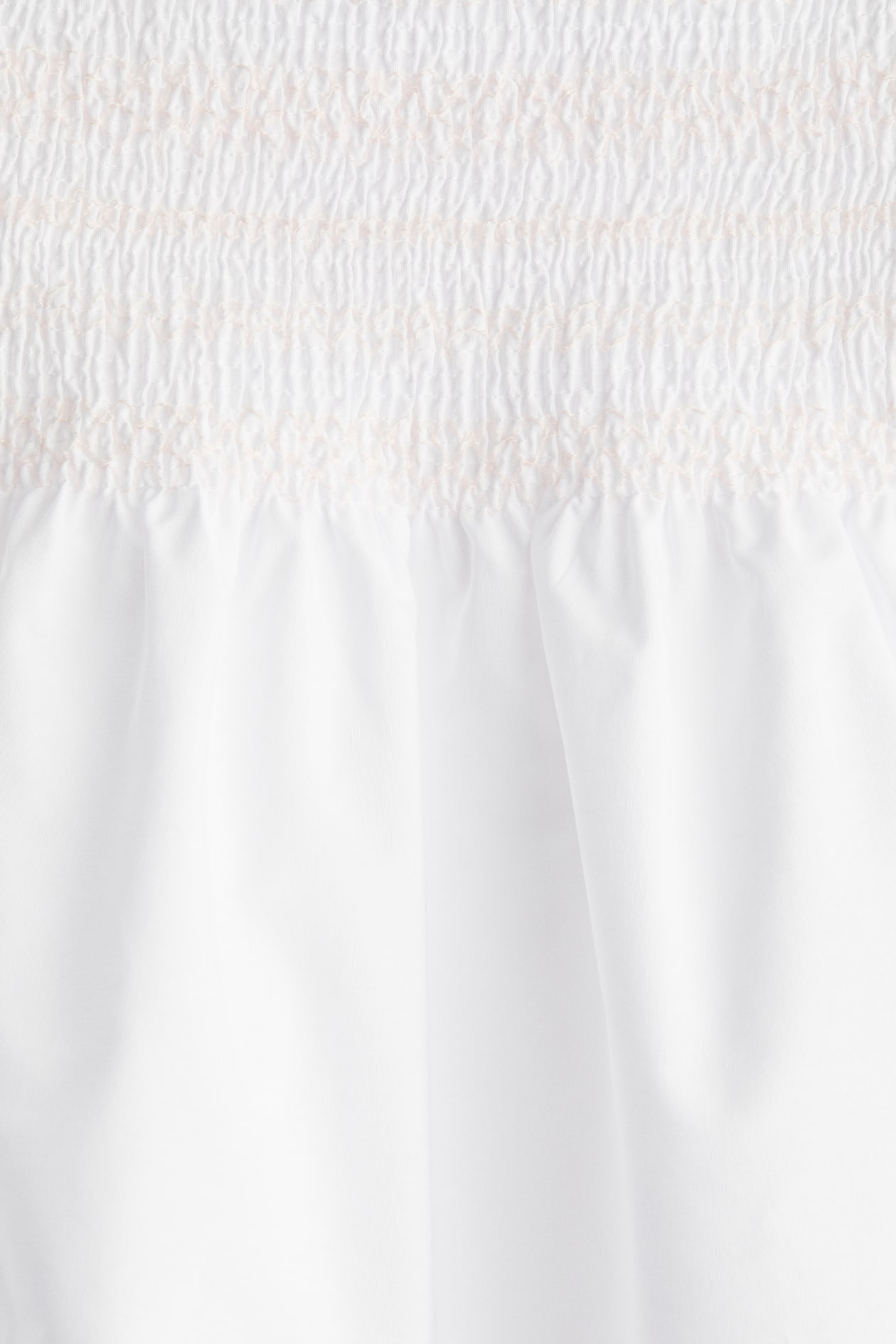Smocked Cotton Poplin Skirt - image 4