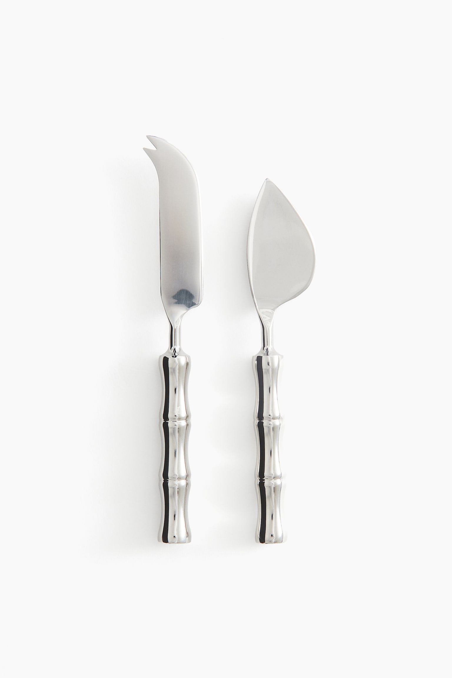 2-pack metal cheese knives - Silver-coloured - 1