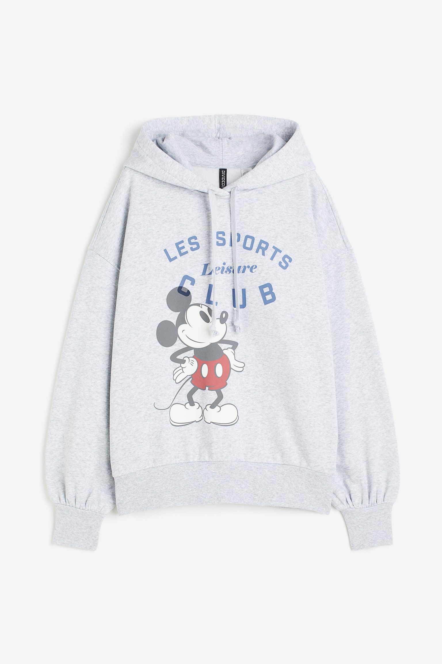 Oversized print-motif hoodie - Light grey marl/Mickey Mouse/Black/Korn/White/Stranger Things/White/Formula 1 - 1