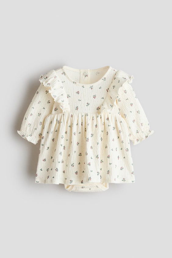 Детские платья H&M Crinkled Bodysuit Dress