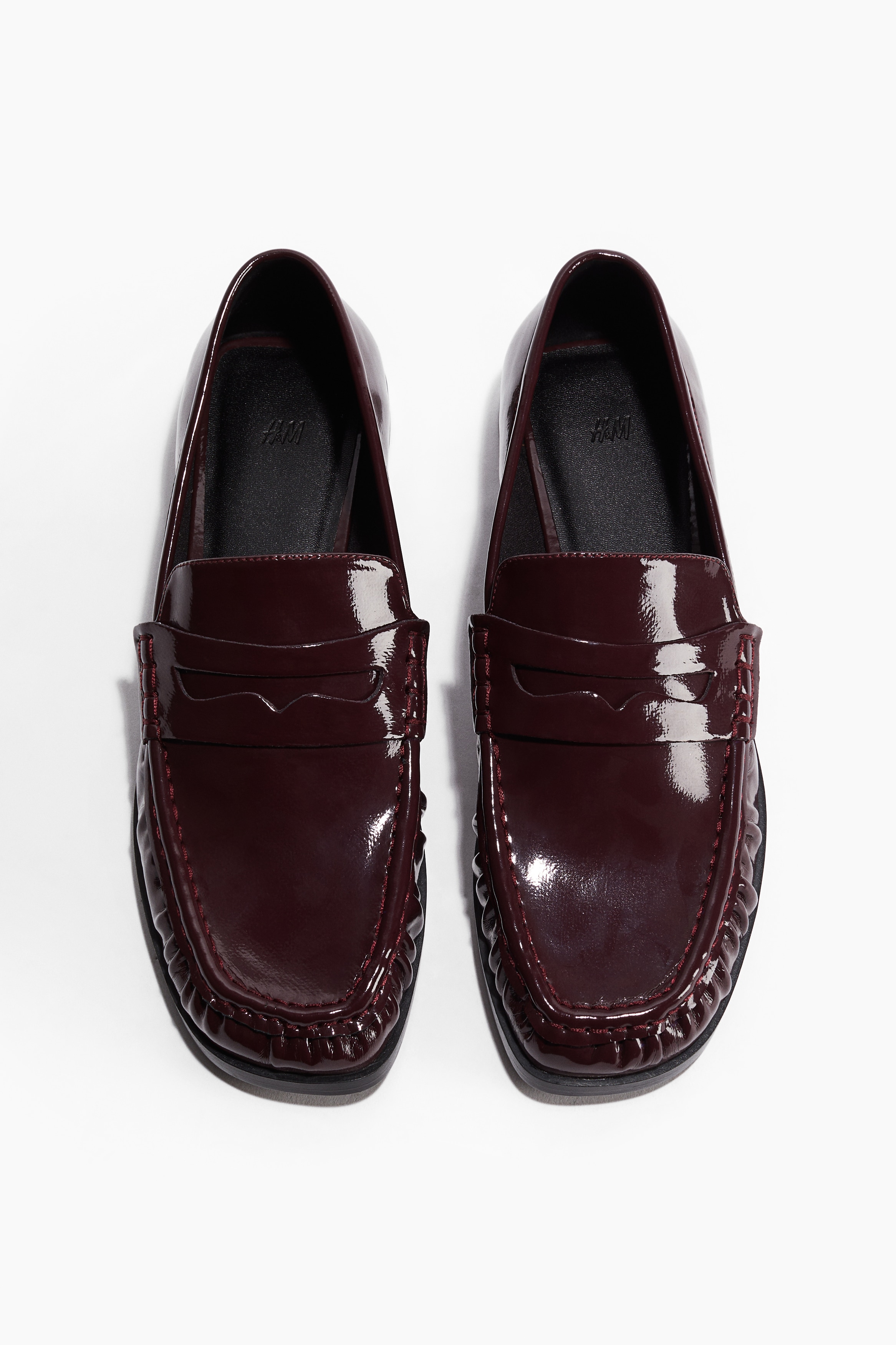 Lands\' End Women\'s Royal Burgundy Patent Loafers Women´s burgundy patent leather loafers. I LODI Women´s  main image 2