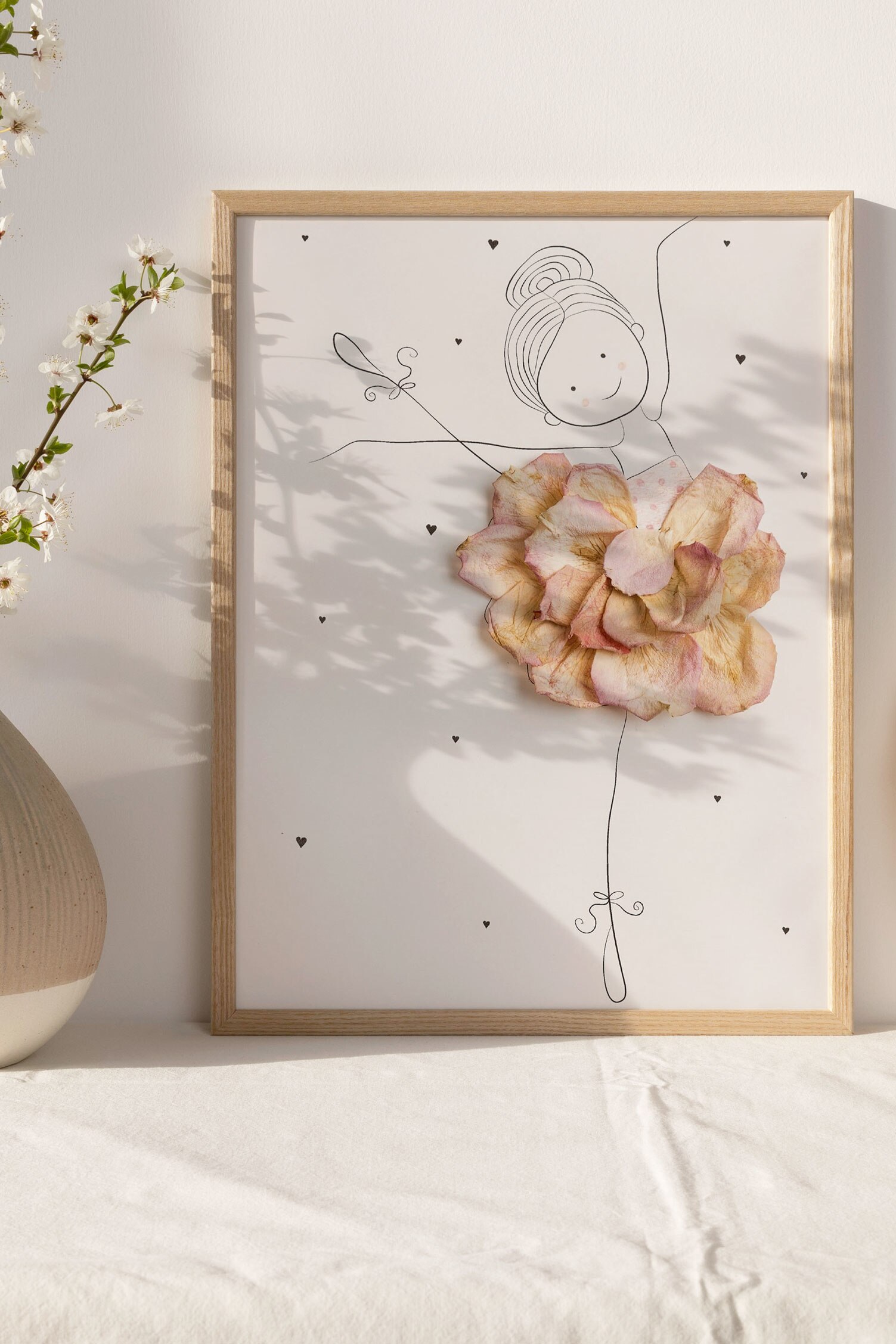 Mette Handberg - Ballerina Emma - Blumen/ballerina