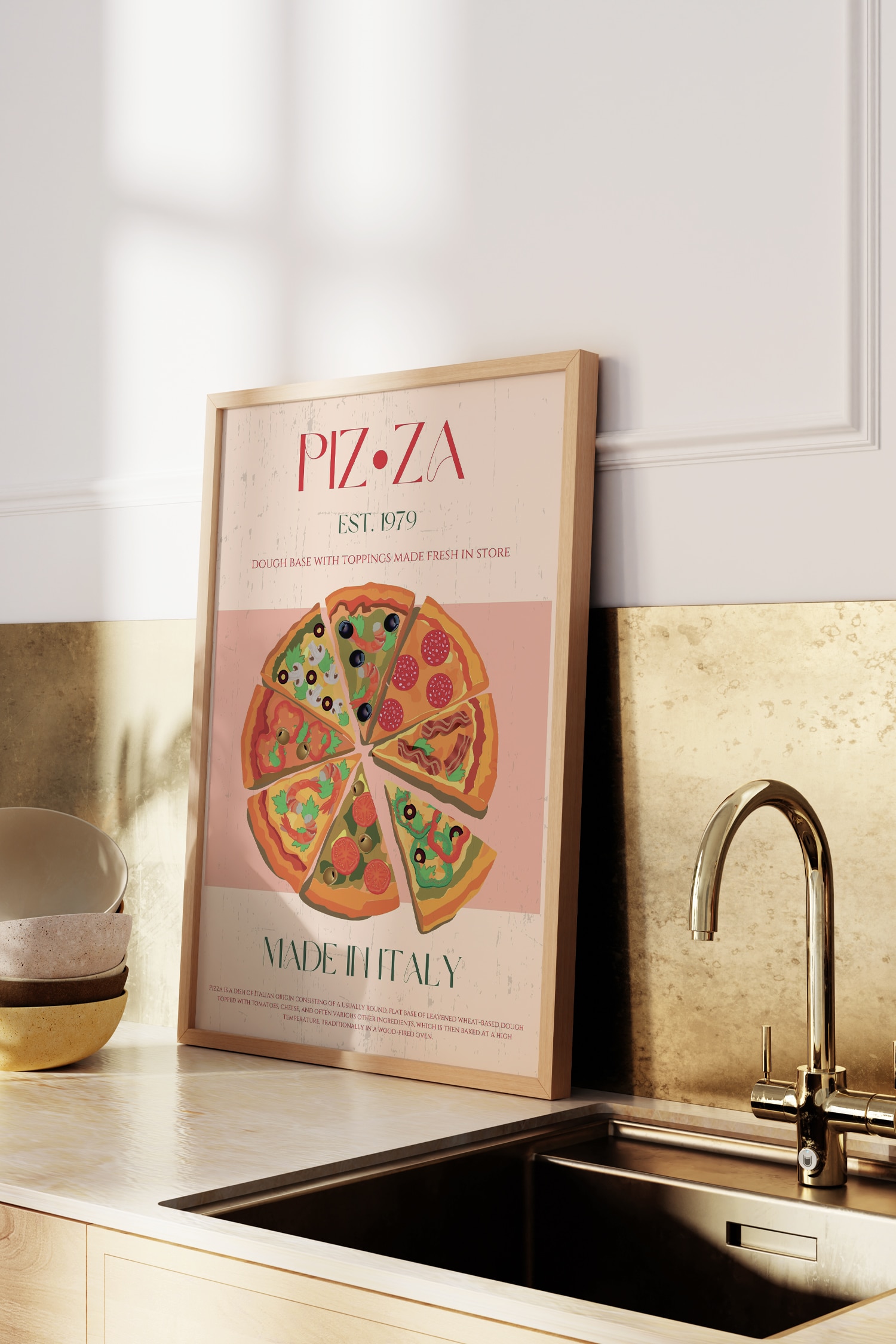 Nazma Khokhar - Pizza - Multicolore