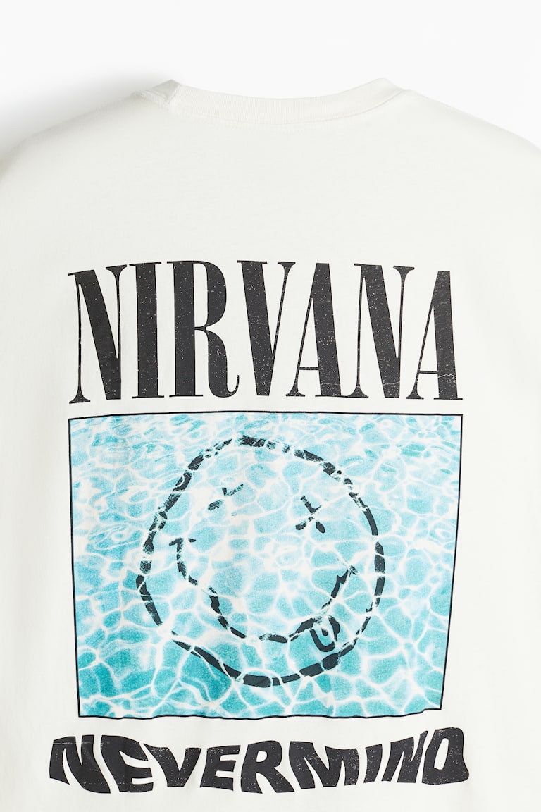 Loose Fit Vintage-look printed T-shirt