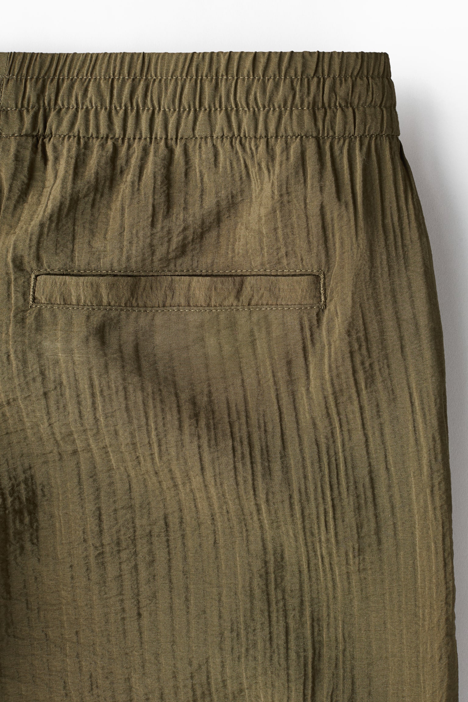 Relaxed Fit textured trousers-Khaki green - 3