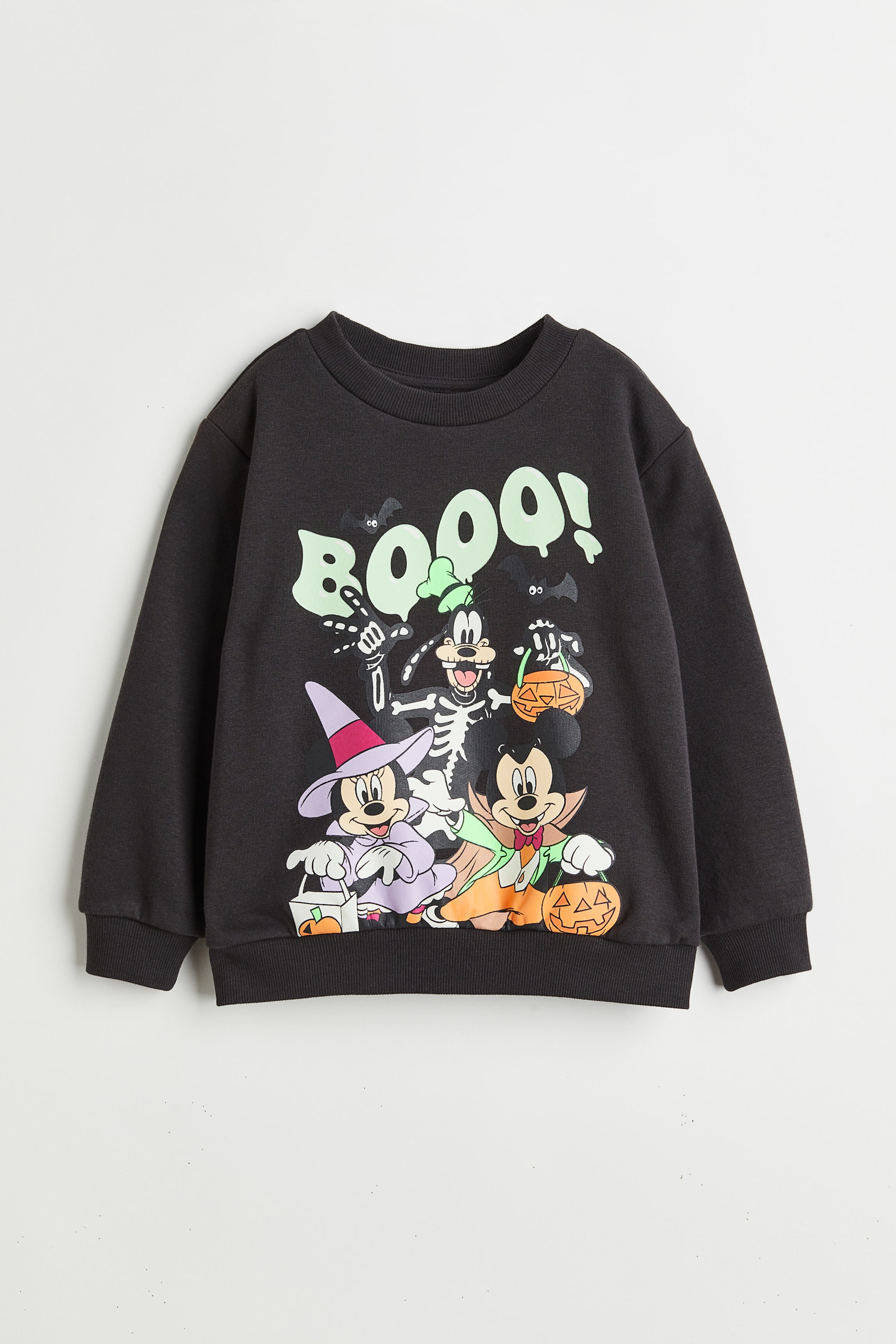 Xem ảnh lớn hơn: Áo nỉ - Màu xám đậm/Chuột Minnie - Kids | H&M VN 1