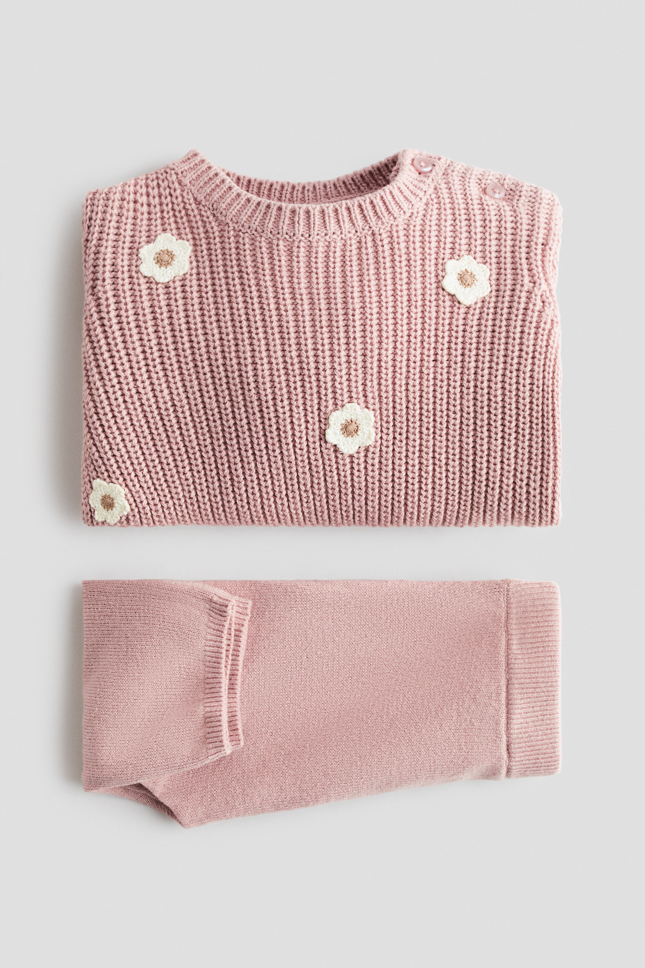 2-Piece Cotton-Knit Set
