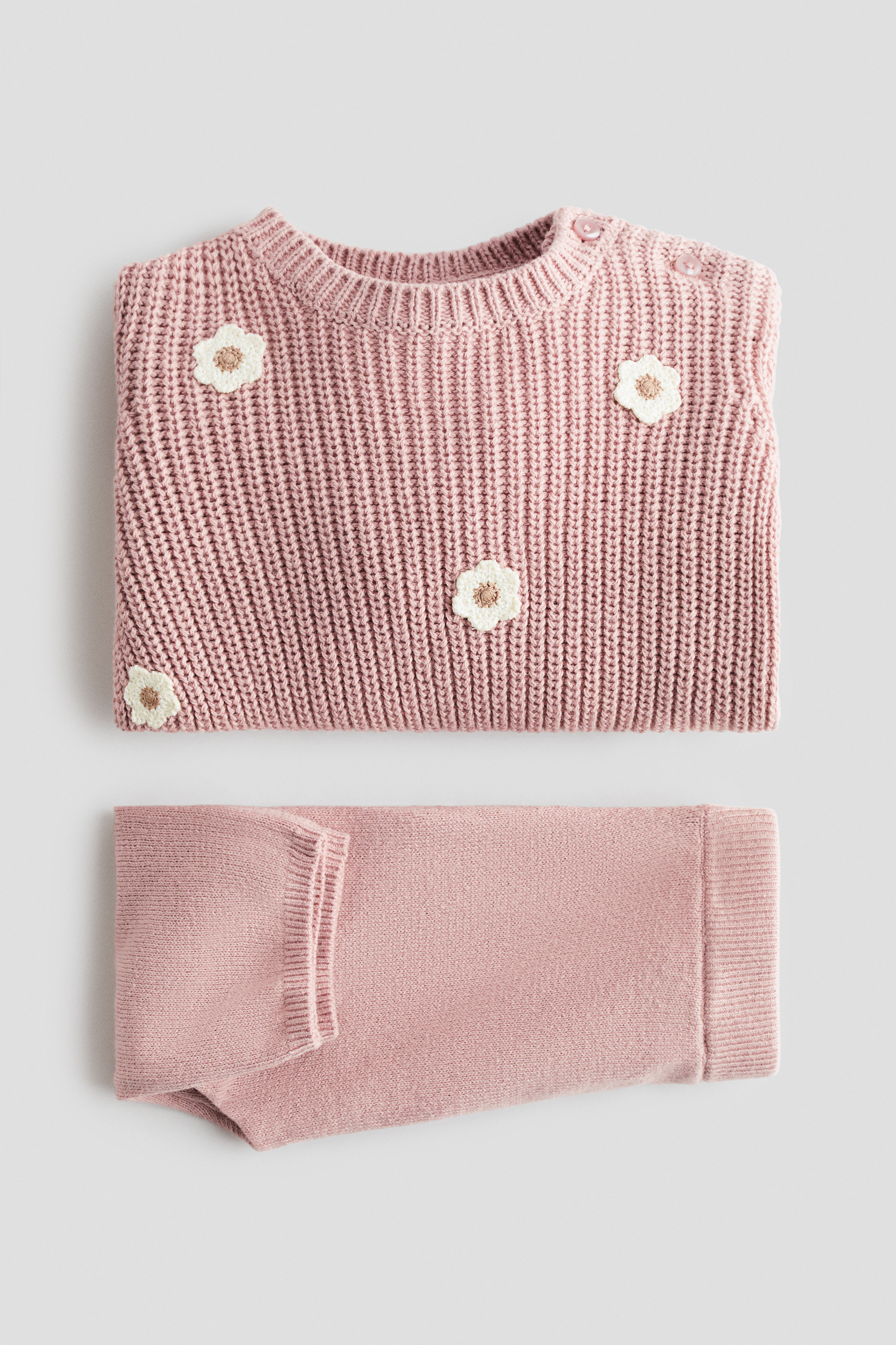 2-Piece Cotton-Knit Set