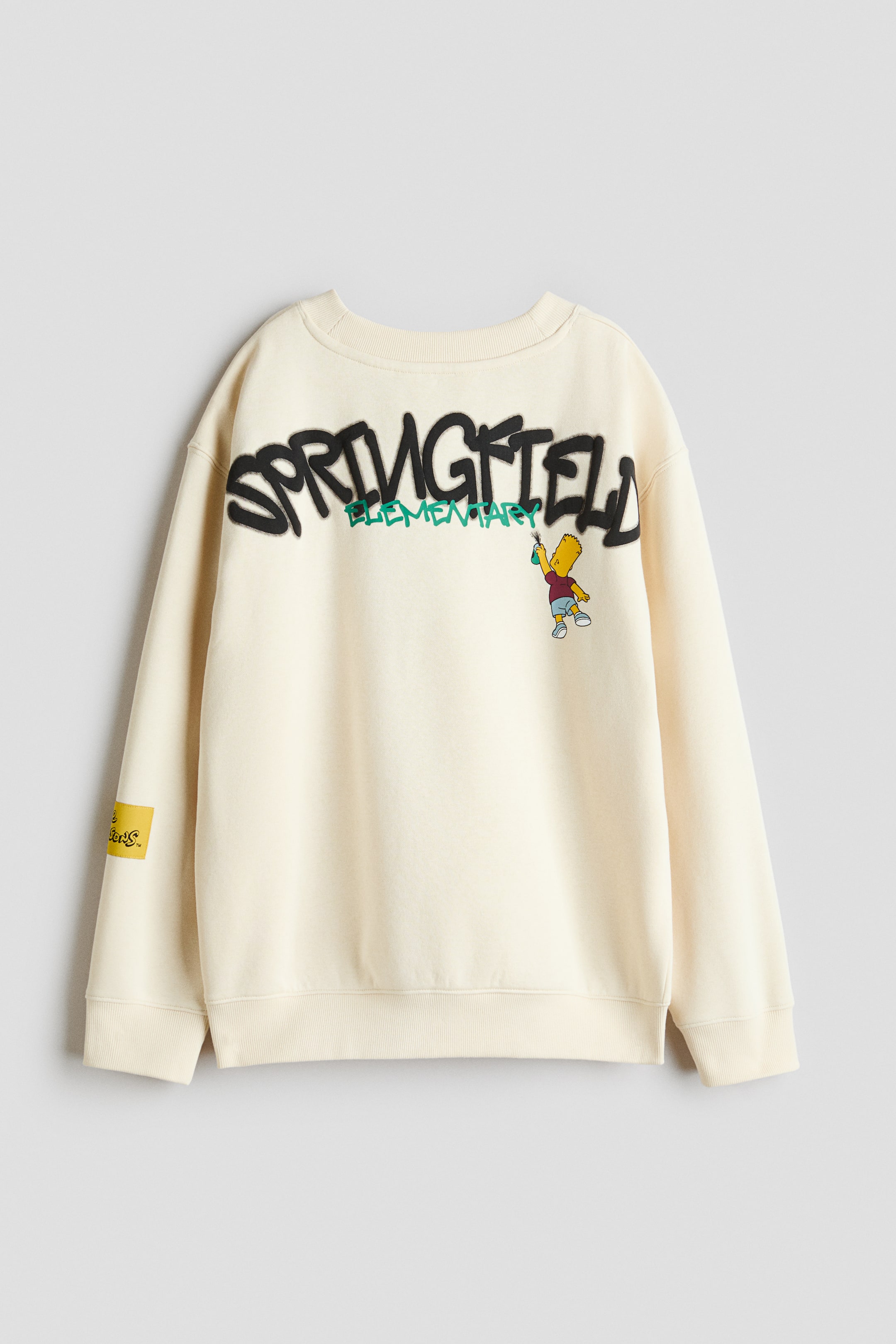 H&M Loose-Fit Printed Sweatshirt — фото 2