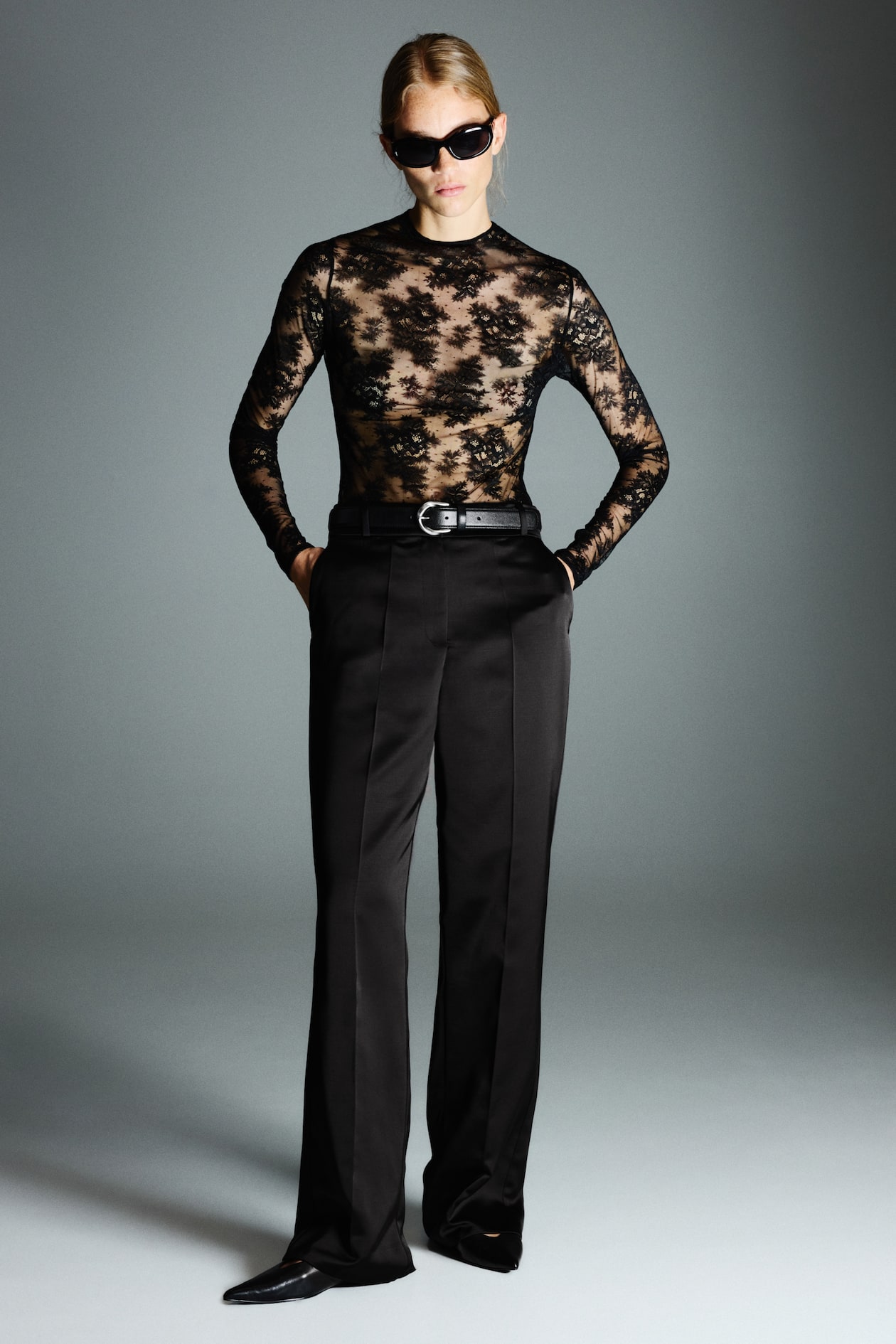 Women's Black High-Waist Dress Pants | H&M PH