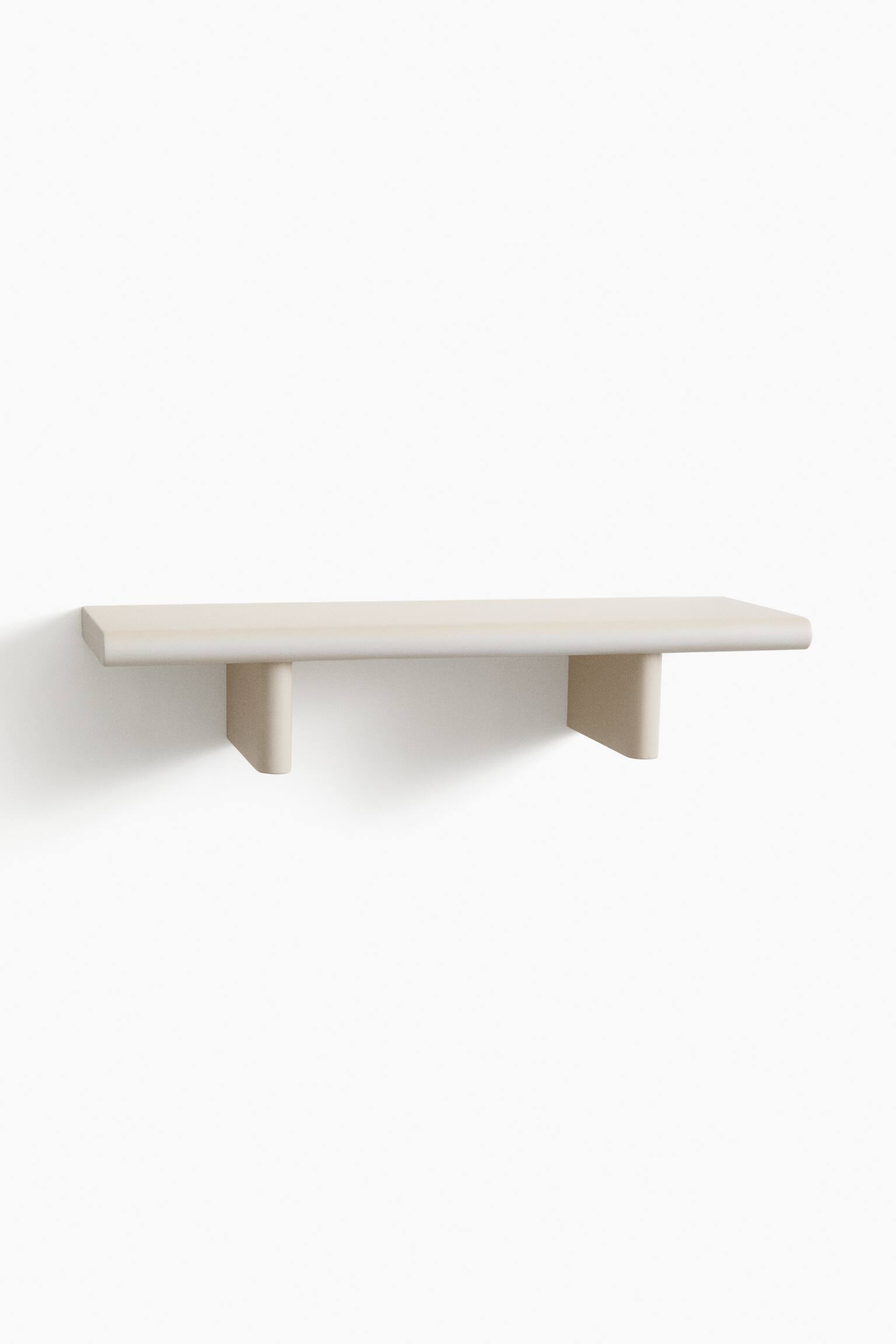Estante de pared en madera - Beige claro/Marrón