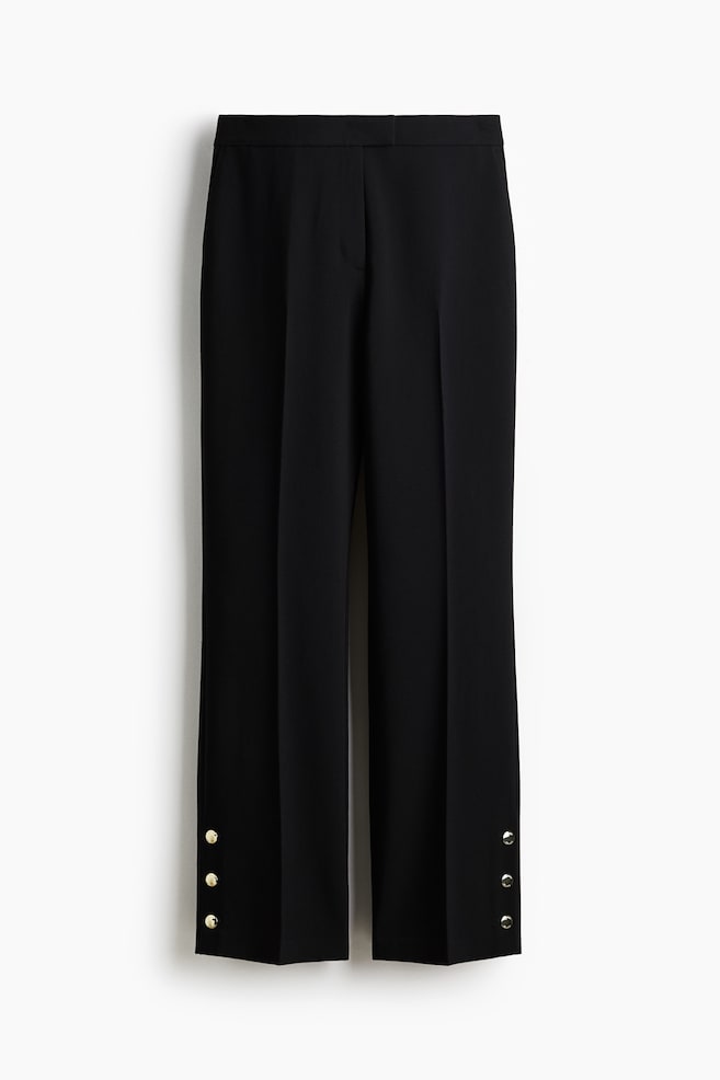 Bootcut Pants - Black - 1