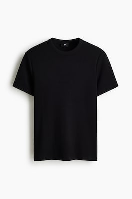 Ribbad T-shirt Slim Fit