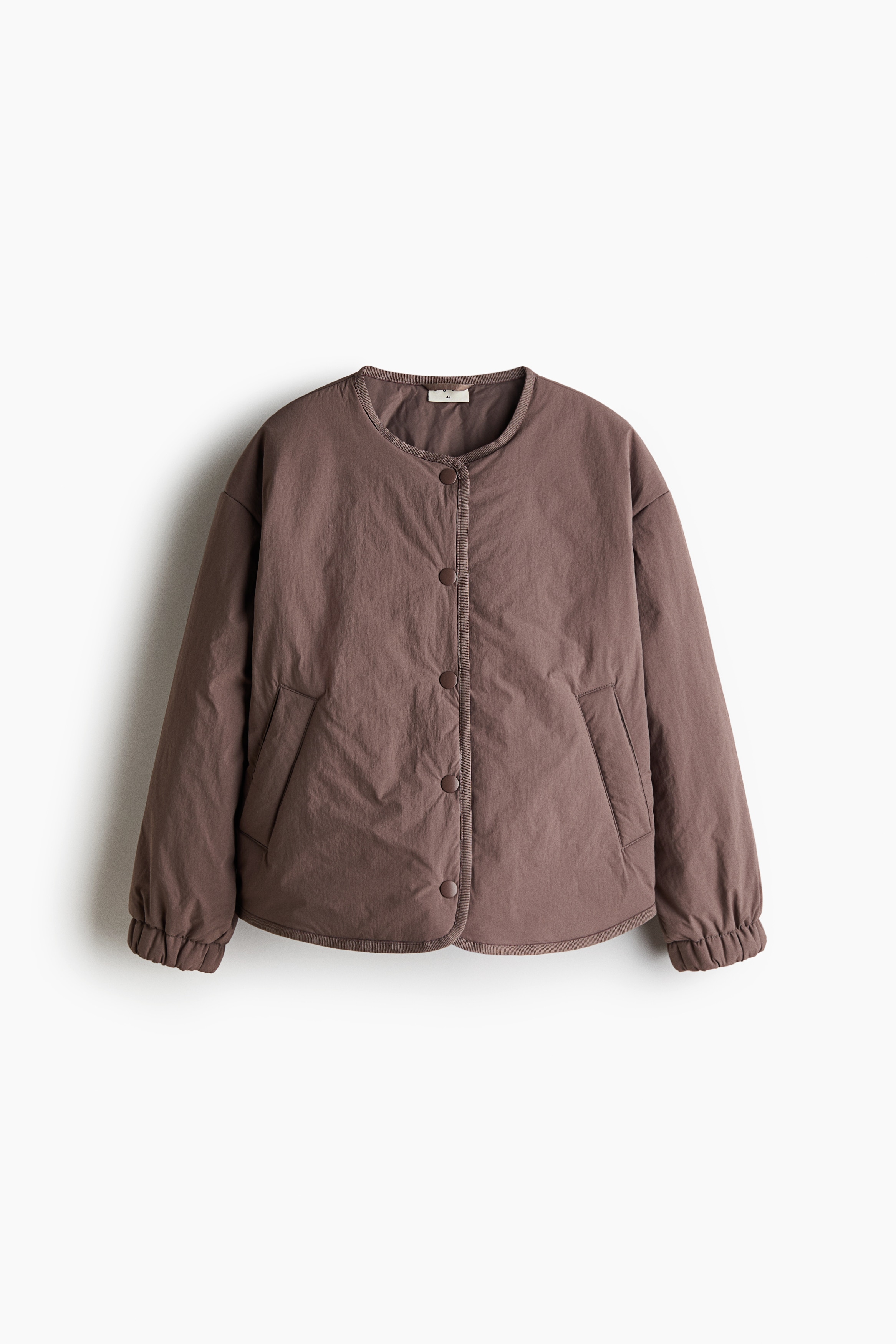 Punjena jakna - Svetlosmeđa/Crna