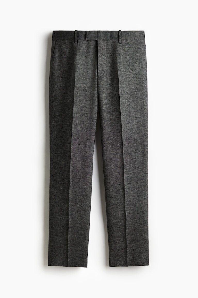 Elegantne pantalone od mešavine lana Regular Fit