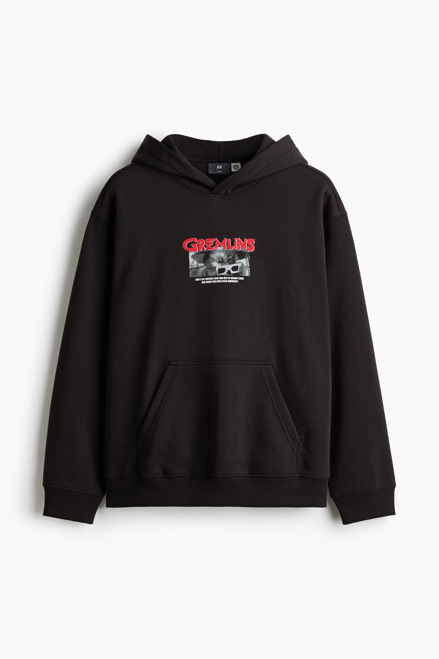 Kapucnis felső Loose Fit - Fekete/Gremlins/Fekete/Batman/Fekete/Stranger Things/Fekete/Nirvana/Fekete/Ford/Fehér/The Shining/Fekete/Metallica/Fekete/Fender/Rózsaszín/Keith Haring - 1