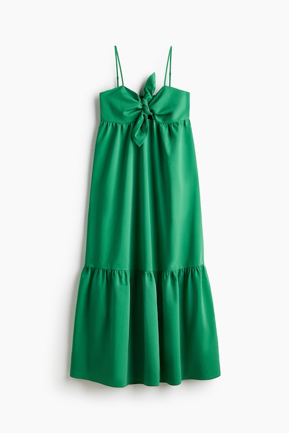 Женские платья H&M Tie-Detail Tiered Dress