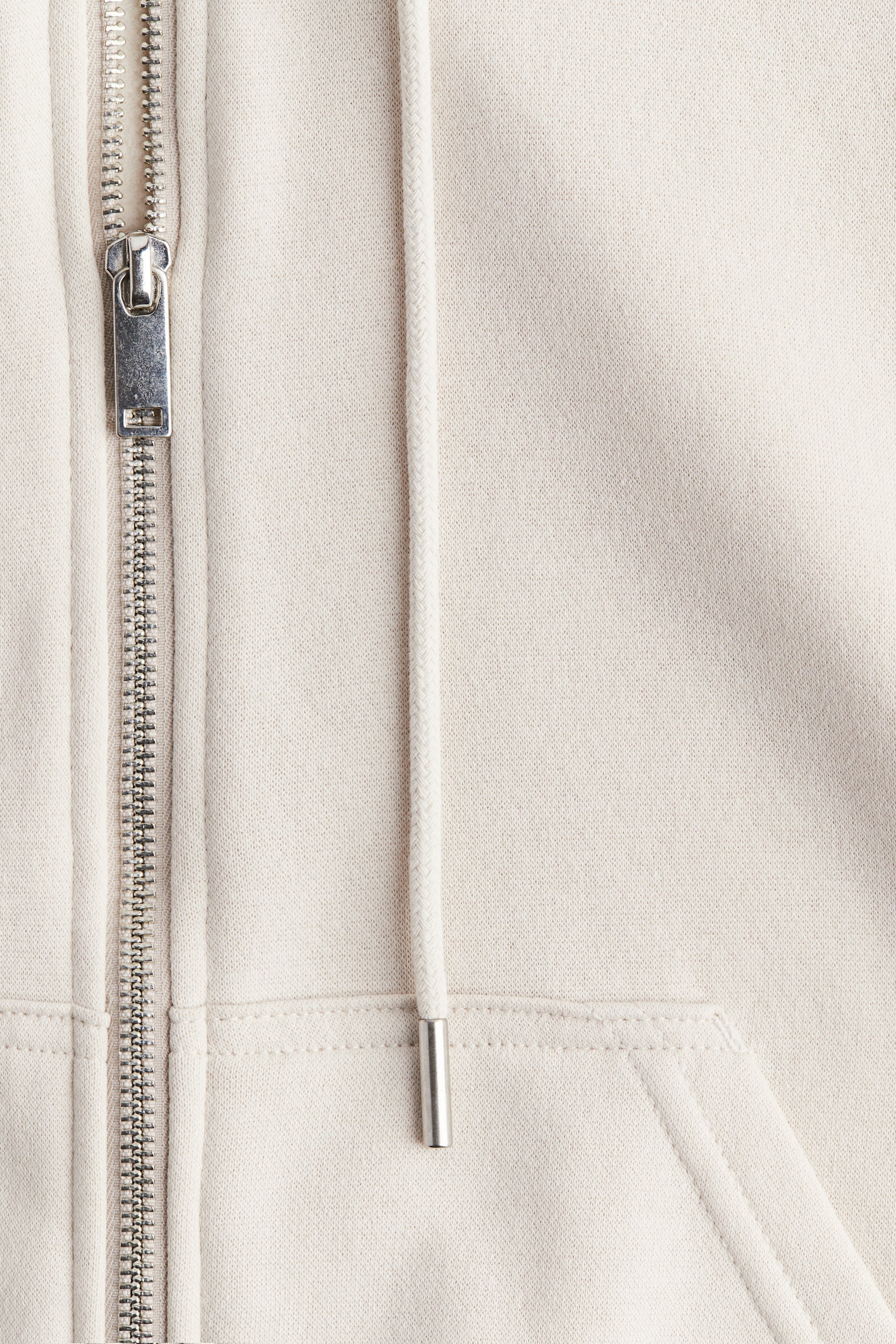 Женская куртка H&M Hooded, цвет: Светлый бежевый — фото 2