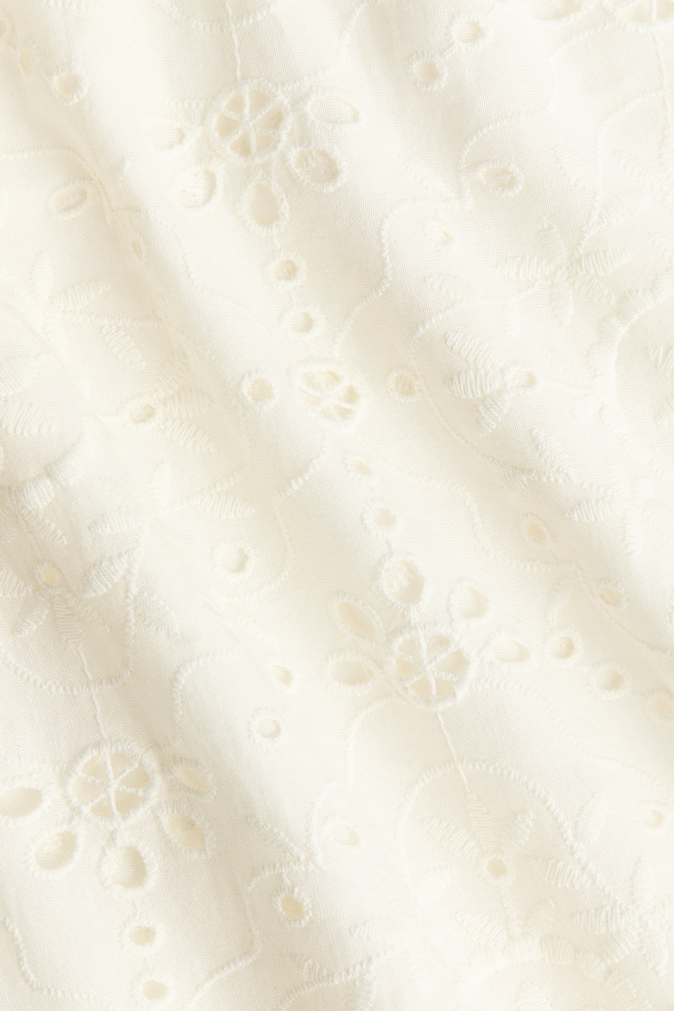 Eyelet-Embroidered Beach Skirt