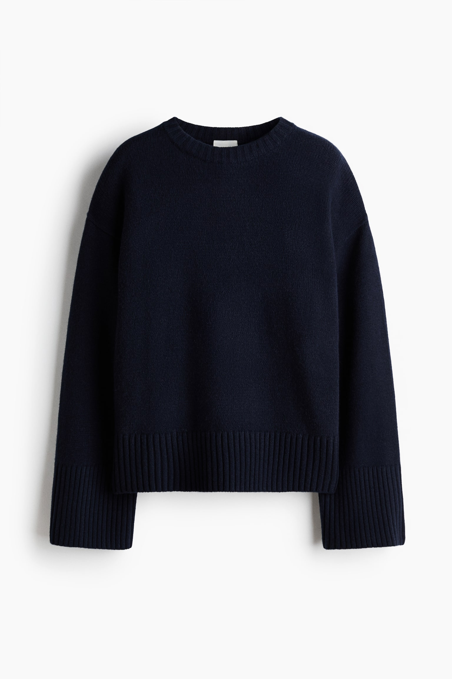 Cashmere-blend jumper - Navy blue/Cream/Dark beige/Burgundy - 2