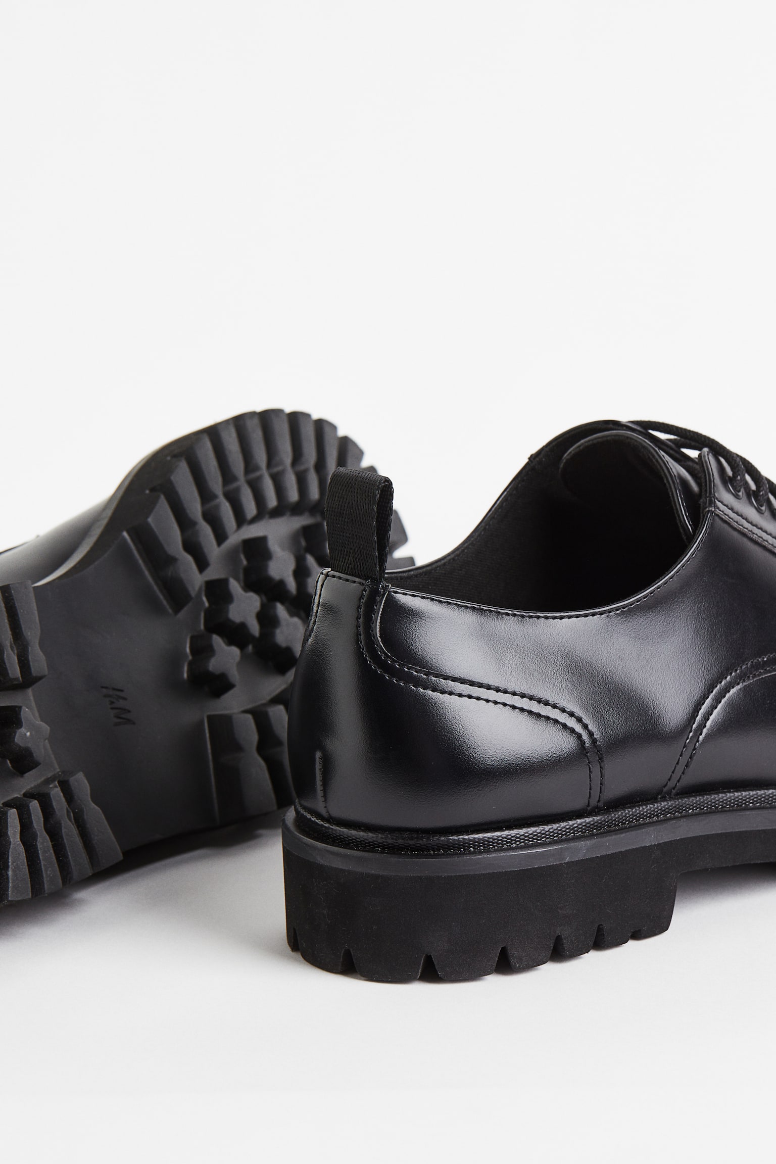 Chunky Derby shoes - Black - 4