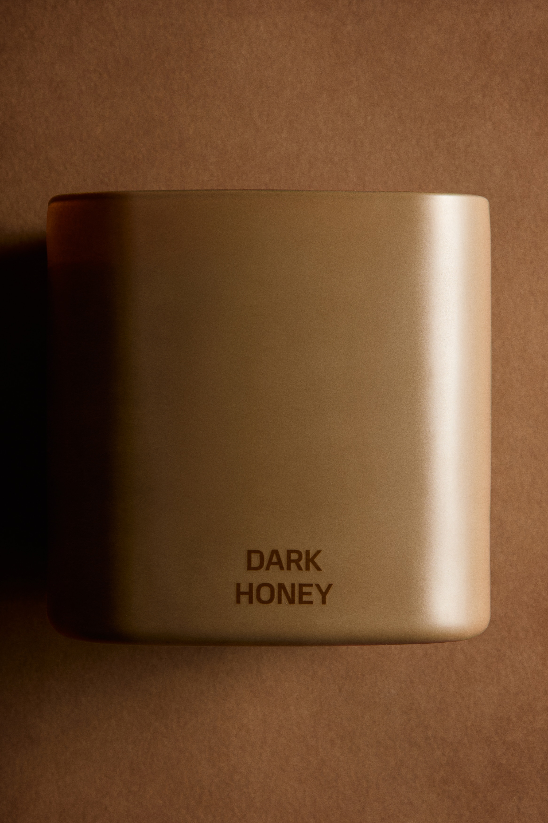 フレグランスキャンドル ガラスホルダー入り L - Dark Honey - Home