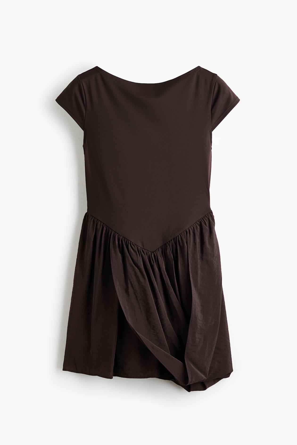drapey jersey boatneck dress with ruffle skirt Betsy & Adam Women's Long Bodycon Sleeveless Boat Neck Evening Gown with Side Slit Ruffle, Black, 2P at Amazon Women's Clothing store