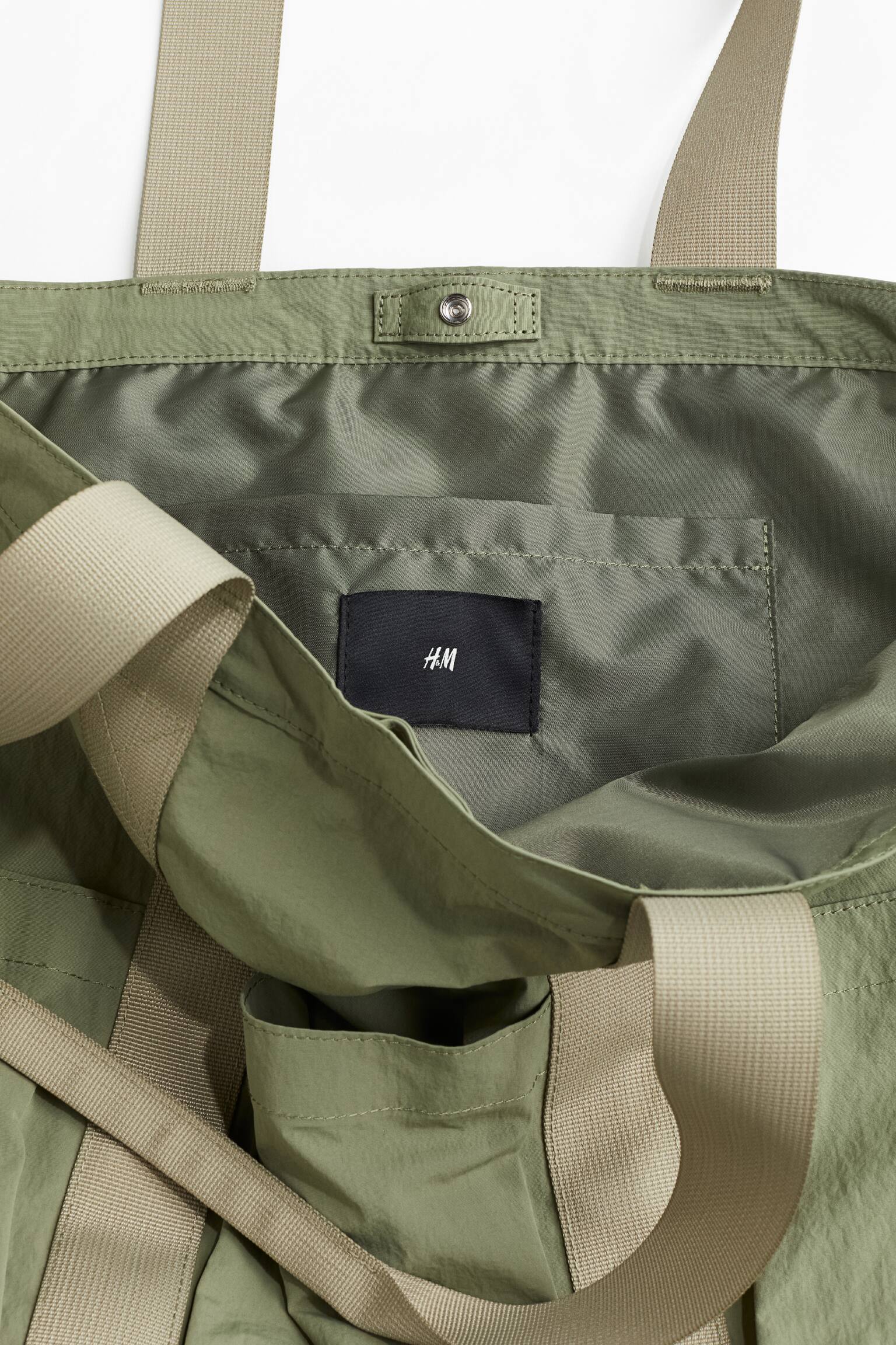 Nylon shopper - Khaki green - 2