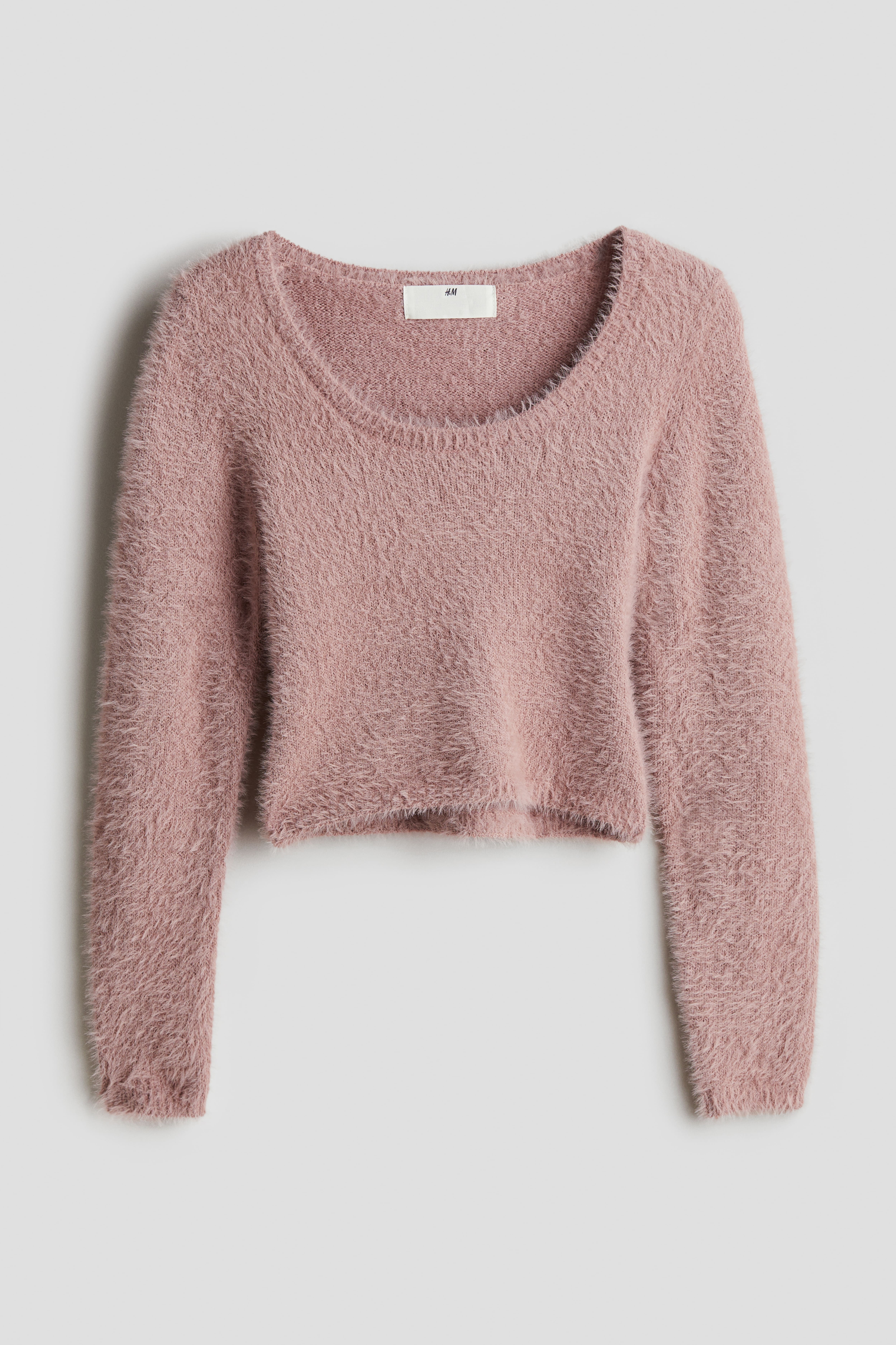 Fluffy knit jumper Dusty pink Kids H M GB