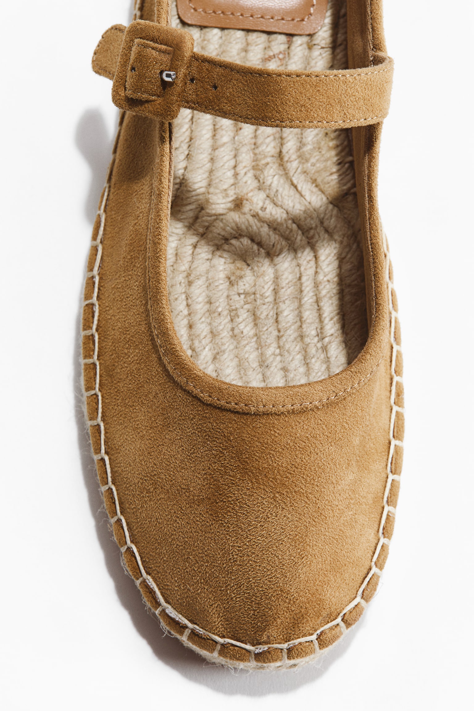 Espadrilles - Dark beige/White/Light blue - 3