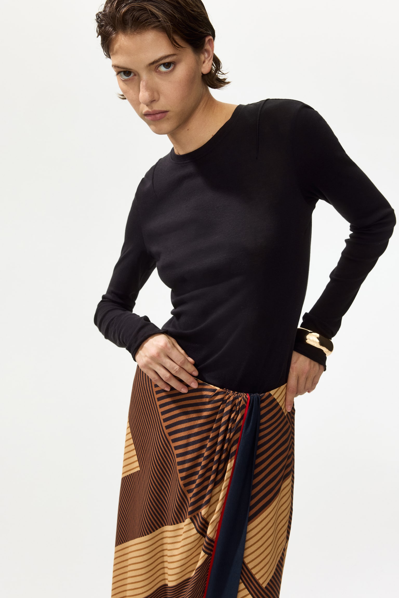 Viscose wrap skirt - 4