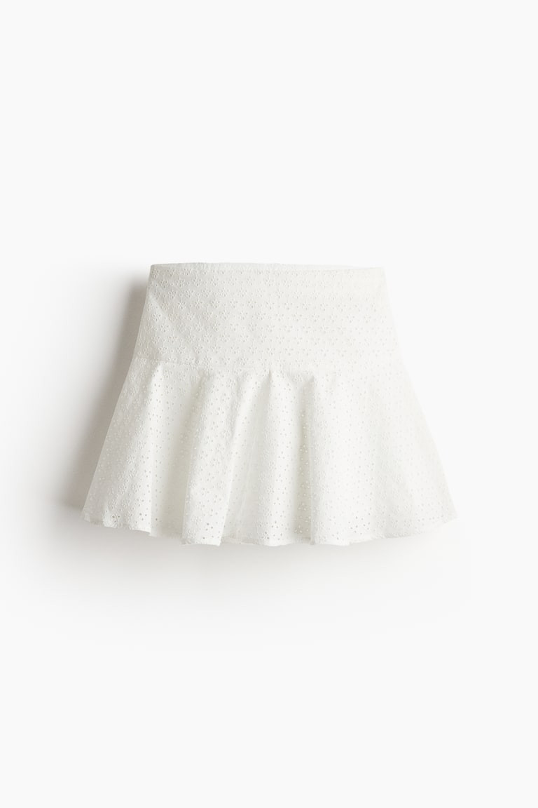 Flared Skirt White Skater Skirt Midi New Women Midi Flared Knee