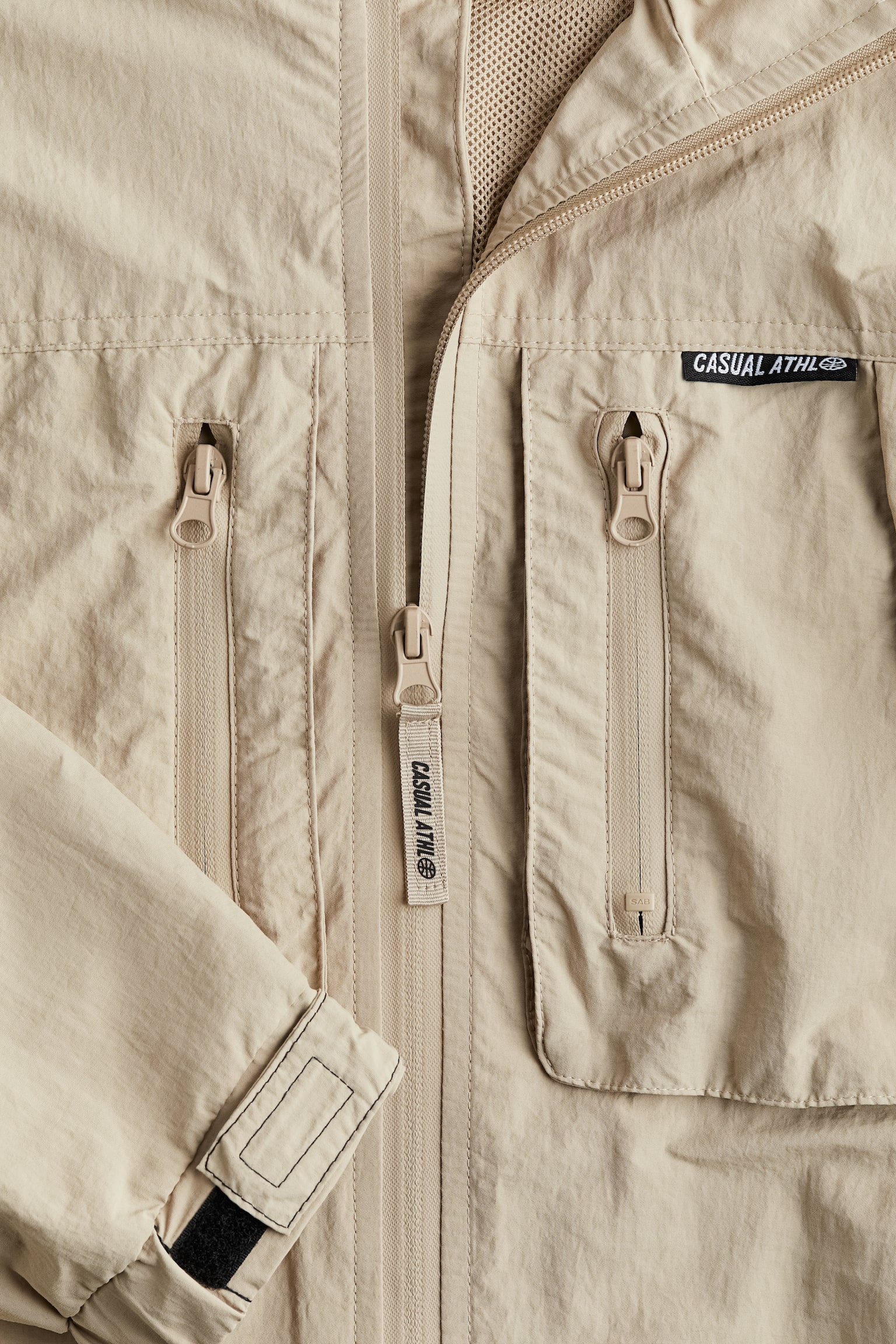 Water-repellent shell jacket - Light beige - 5