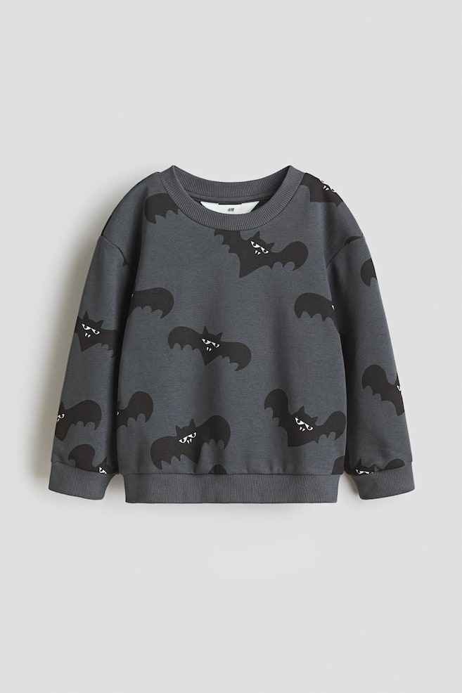 Sweatshirt - Dunkelgrau/Fledermäuse/Hellblau/Together/Gelb/Load Of Fun/Blau/Stegosaurus/Taupe/Busse - 1