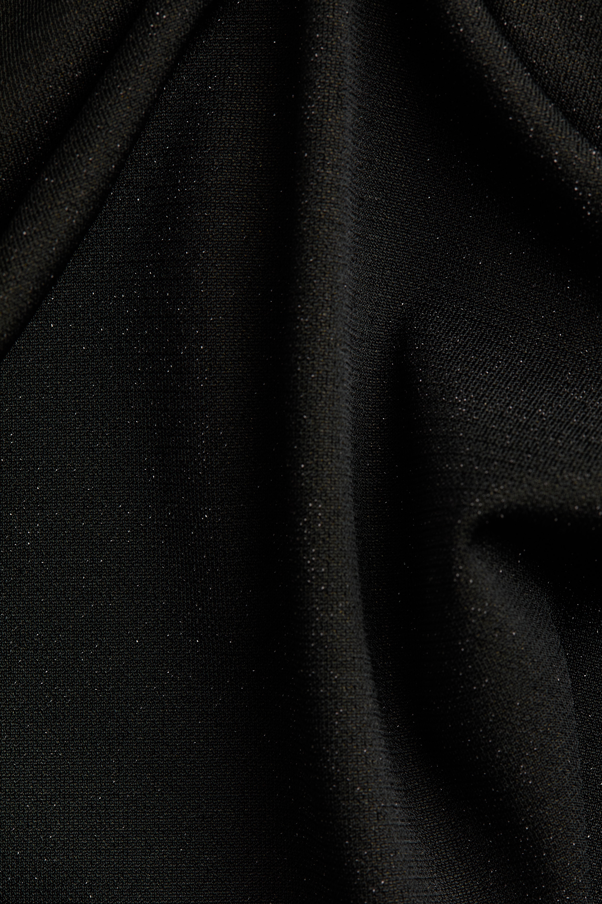 Glittery twist-detail top