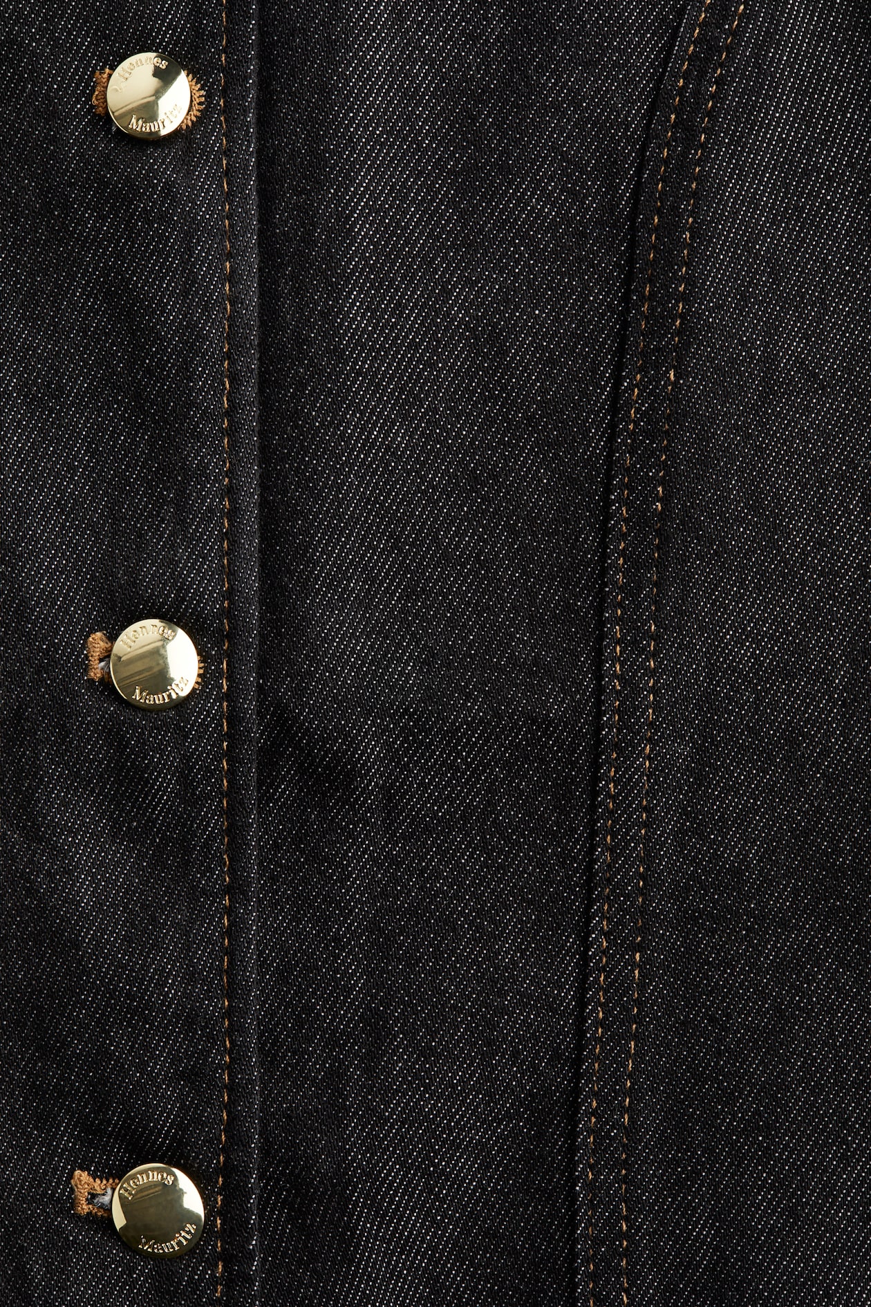 Tailored Denim Vest - image 4