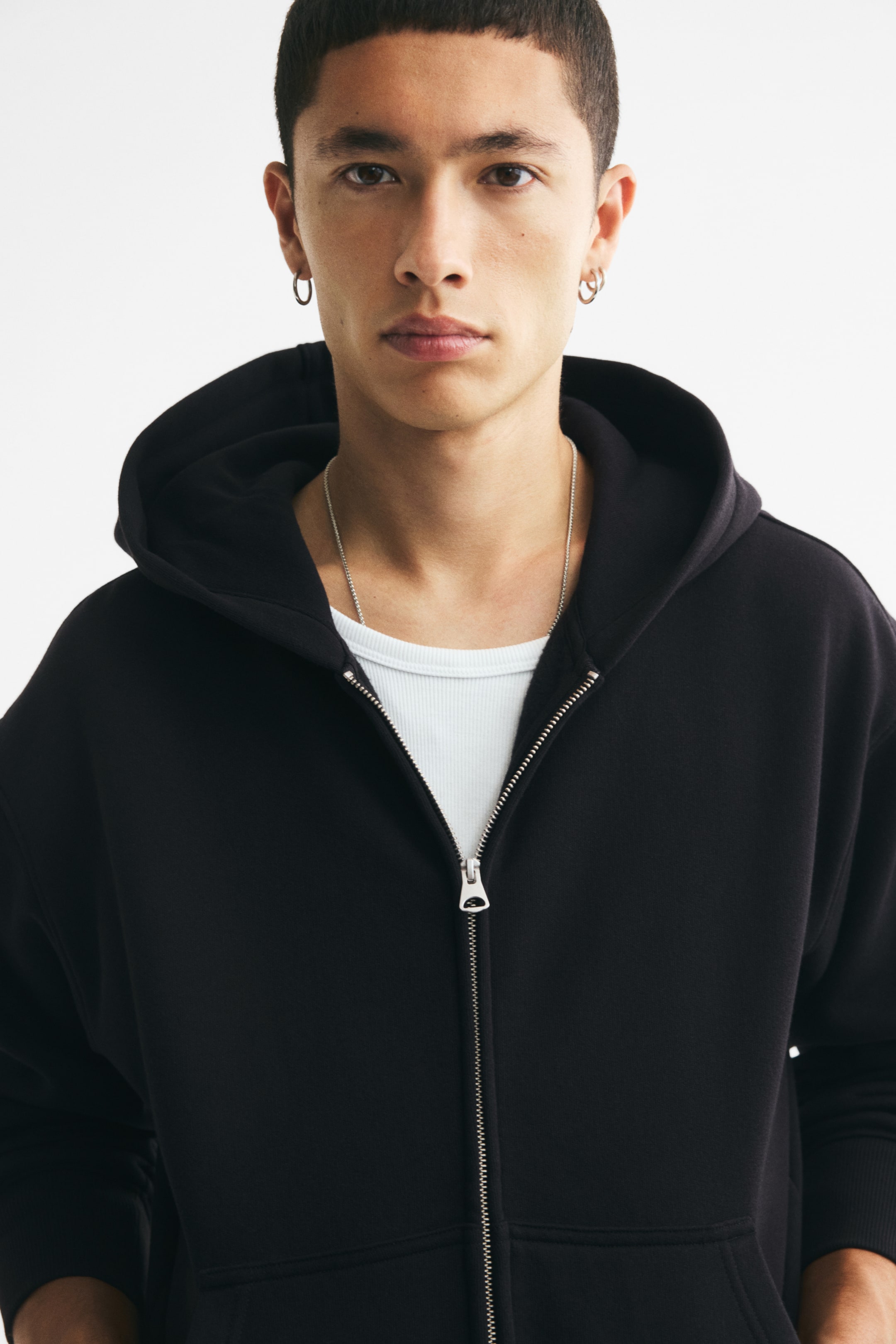 Relaxed-Fit Hooded Jacket