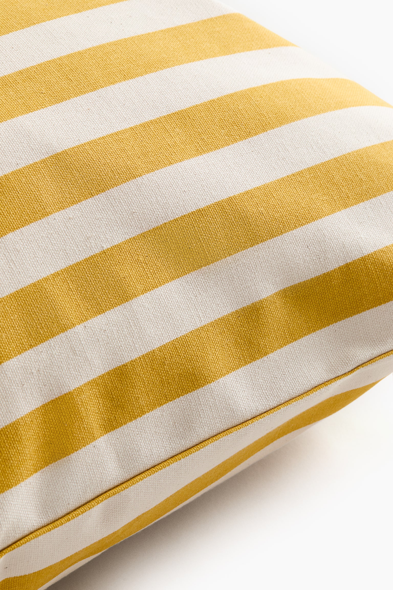 Outdoor cushion cover - Yellow/Striped/Dark green/Striped/Orange/Striped/Beige/Striped/Orange/Striped/Beige/Striped/Dark grey/Striped/White/Green striped/Yellow/Striped/Dark green/Striped/Light beige/Leaves - 3