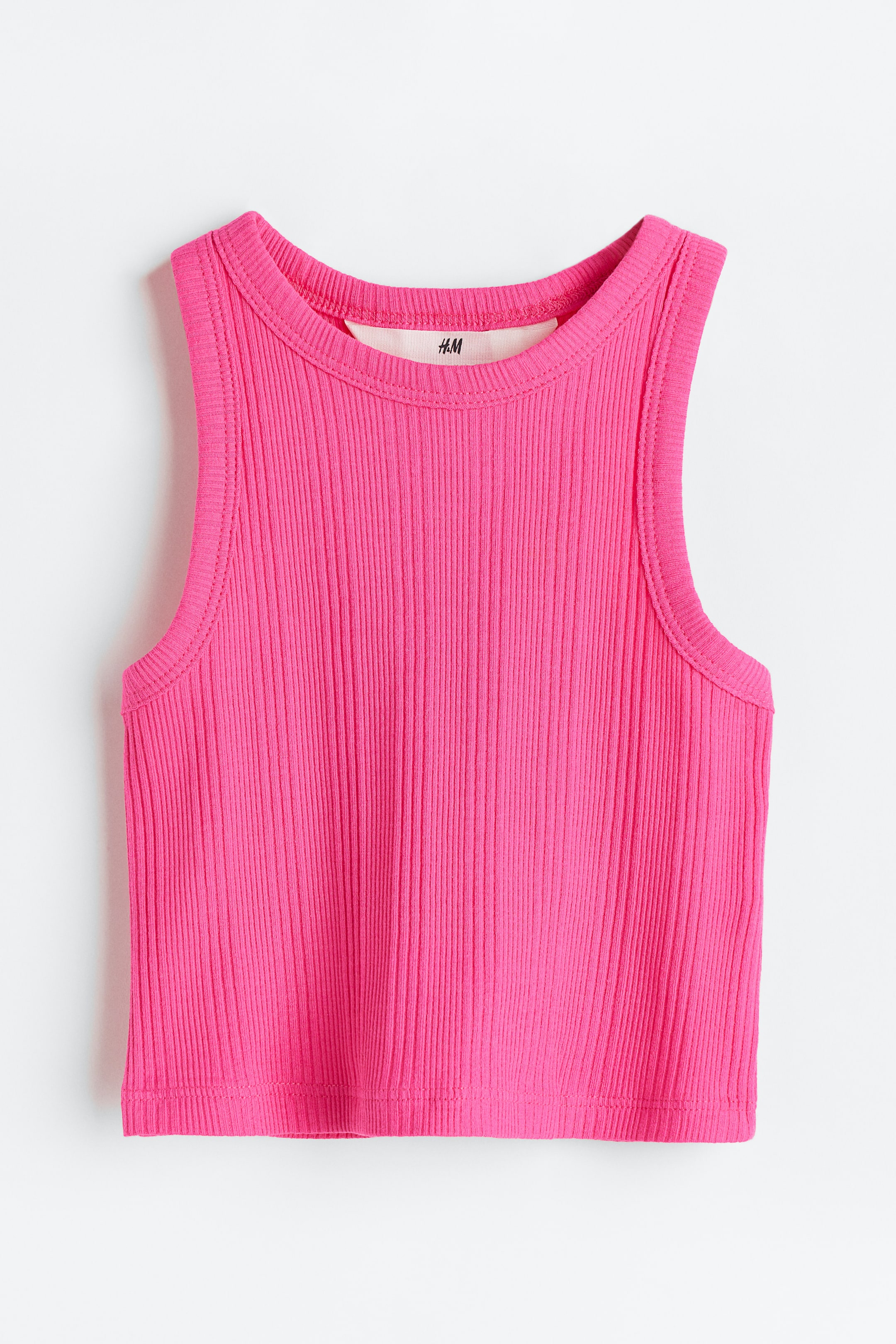 View larger image: Ribbed vest top - Cerise - Kids | H&M IN 1