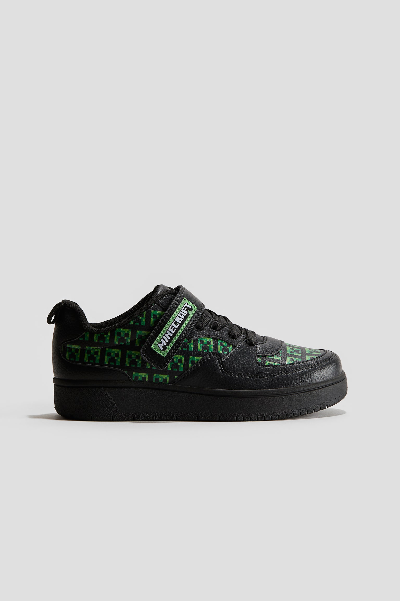 Sneakers med tryck - Svart/Minecraft - 1