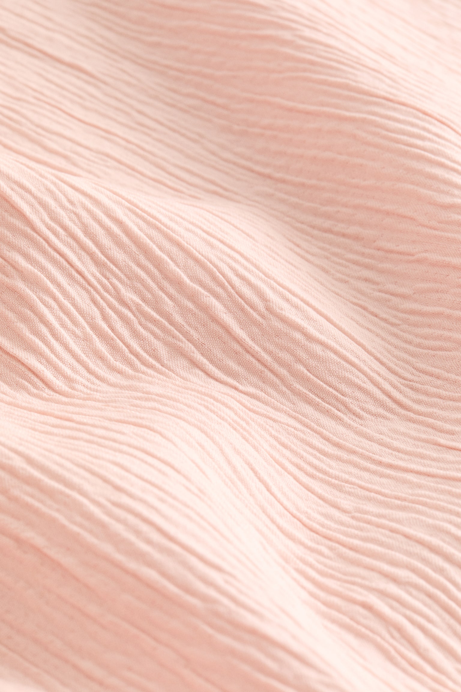 모슬린 샤워 커튼 - 파우더 핑크 - 2