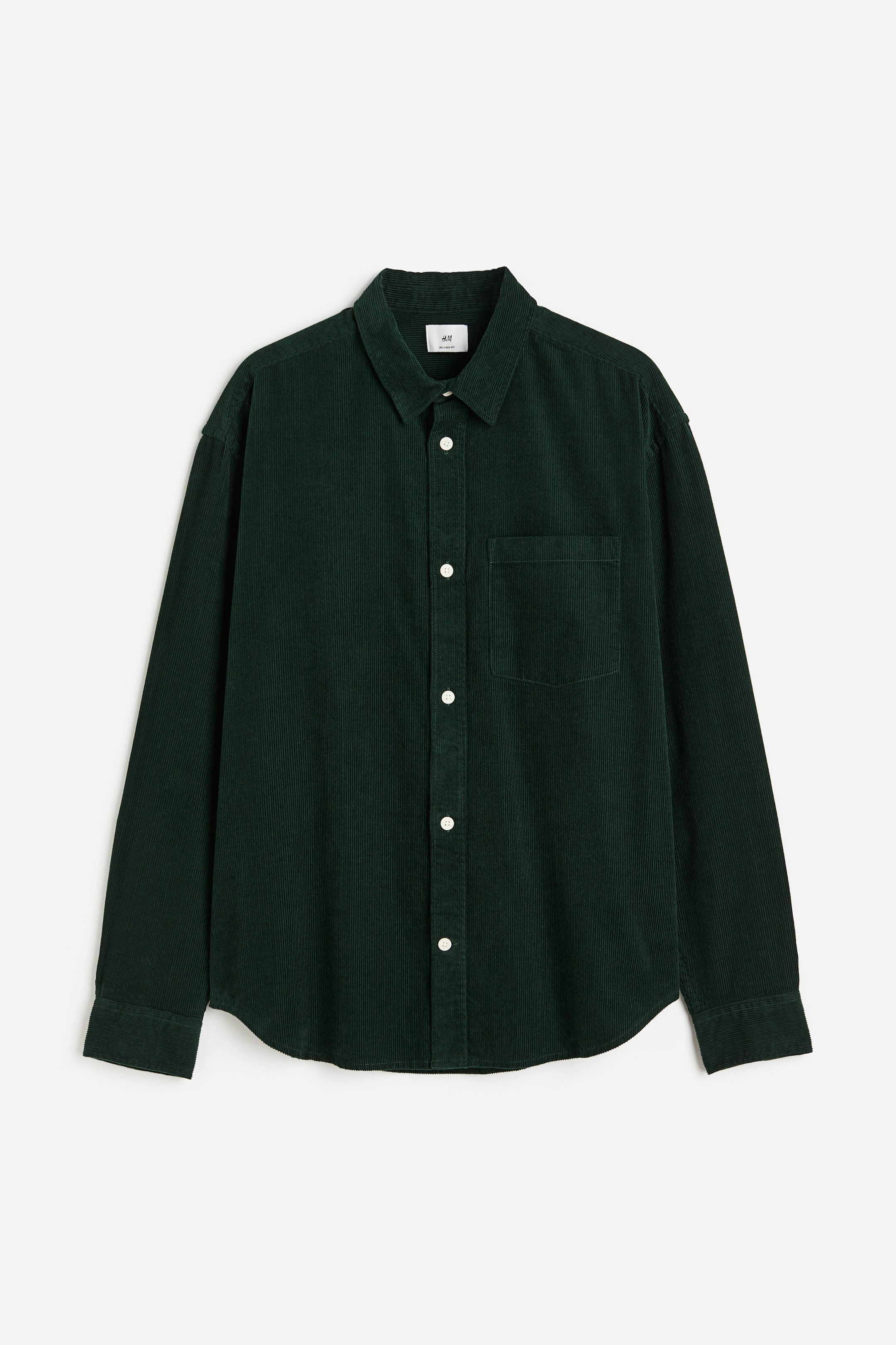 Relaxed Fit Corduroy Shirt