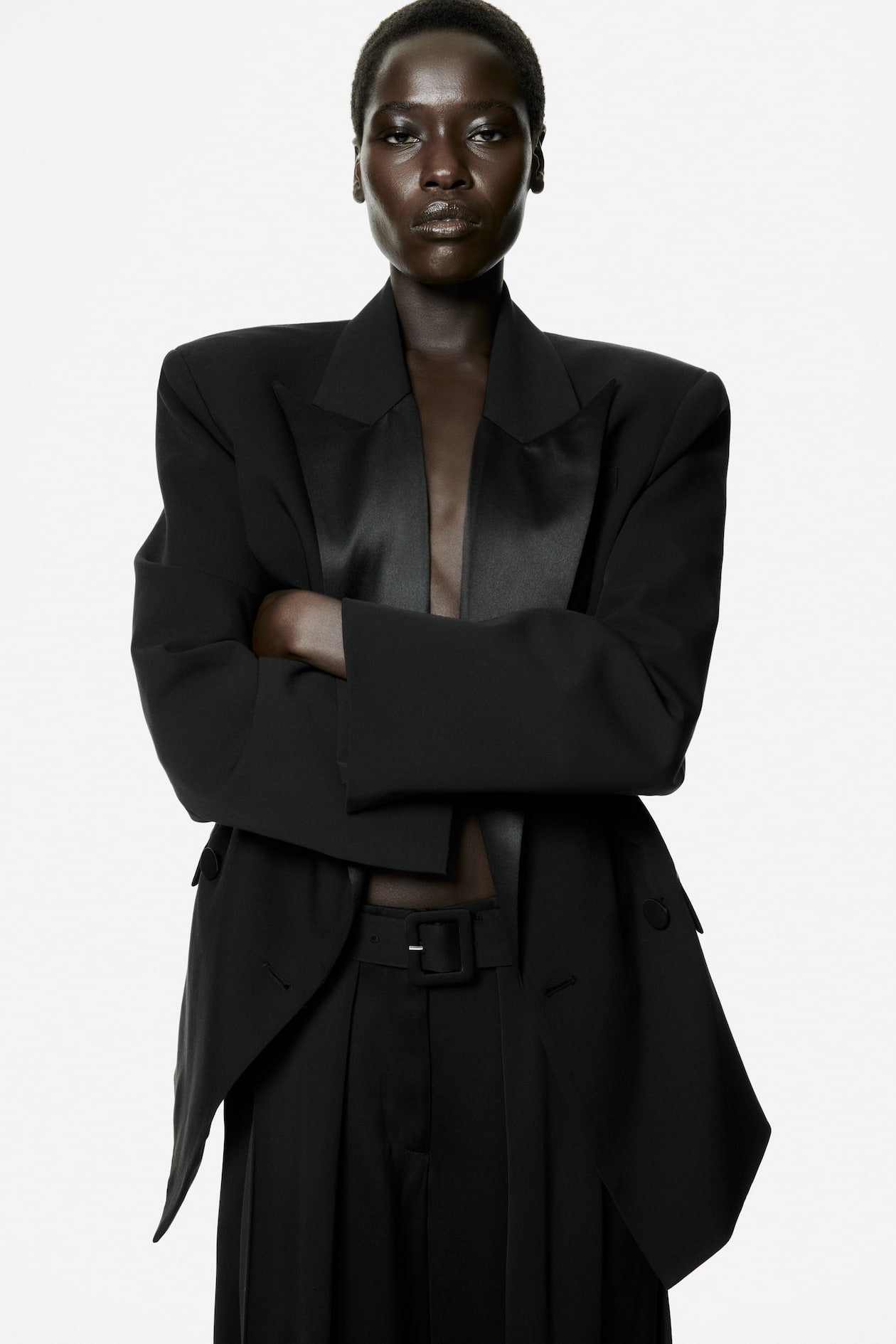 Belted Pleat-Detail Pants - image 3