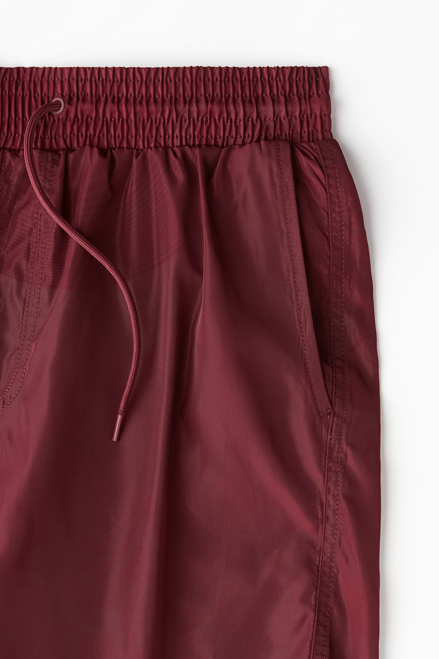 Swim shorts - Burgundy/Dark brown/Black/Light beige - 4