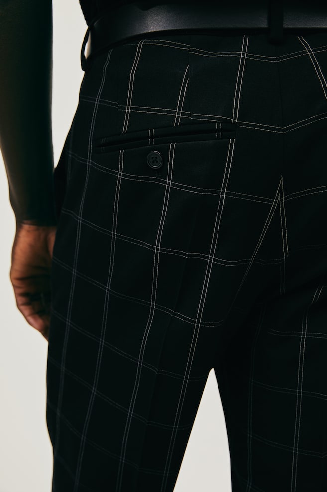 Slim Fit Trousers - Black/Checked/Black/Light grey/Checked/Grey/Checked/dc/dc/dc - 5