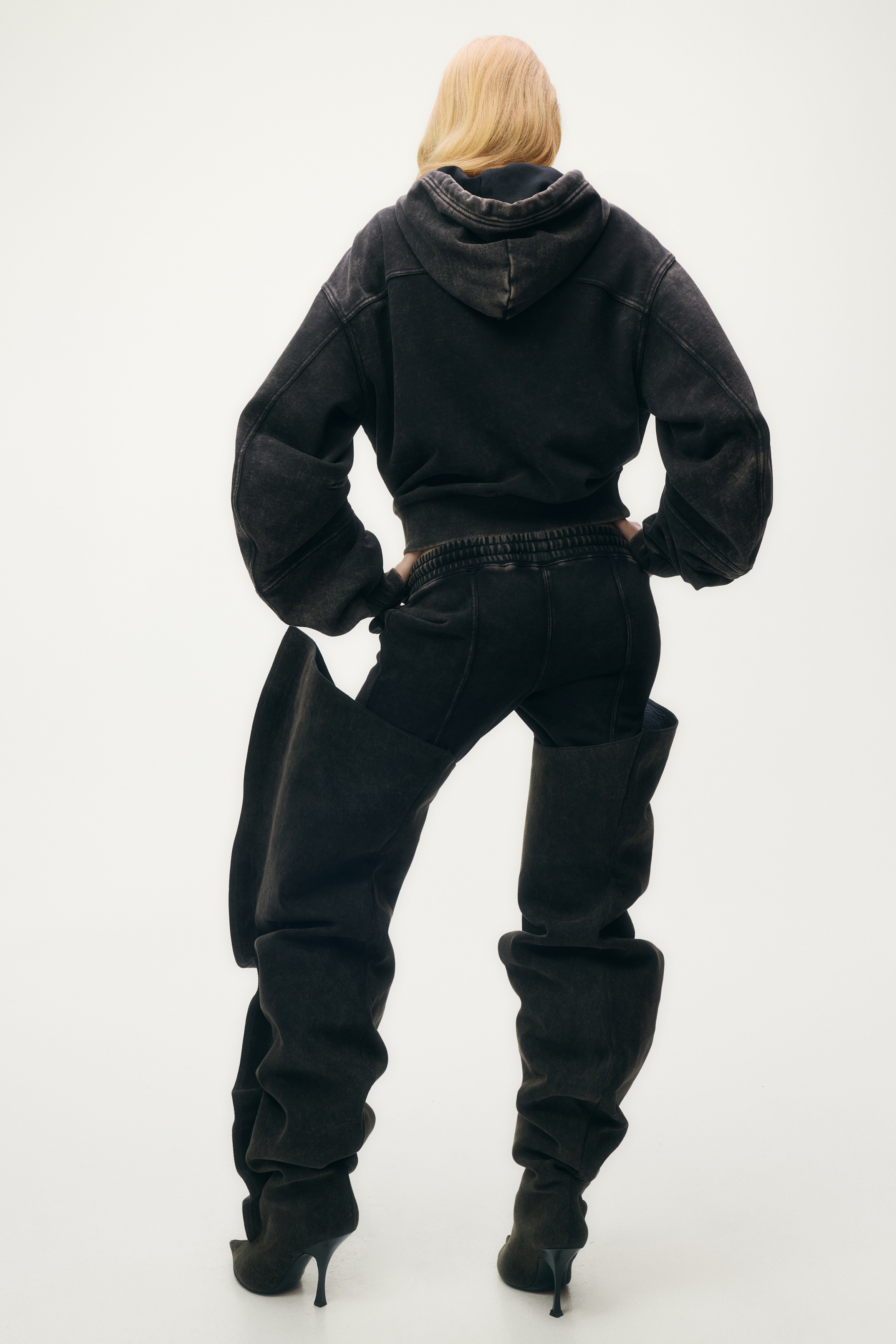 デザインスウェットパーカ - ダークブラウン - レディース | H&M JP