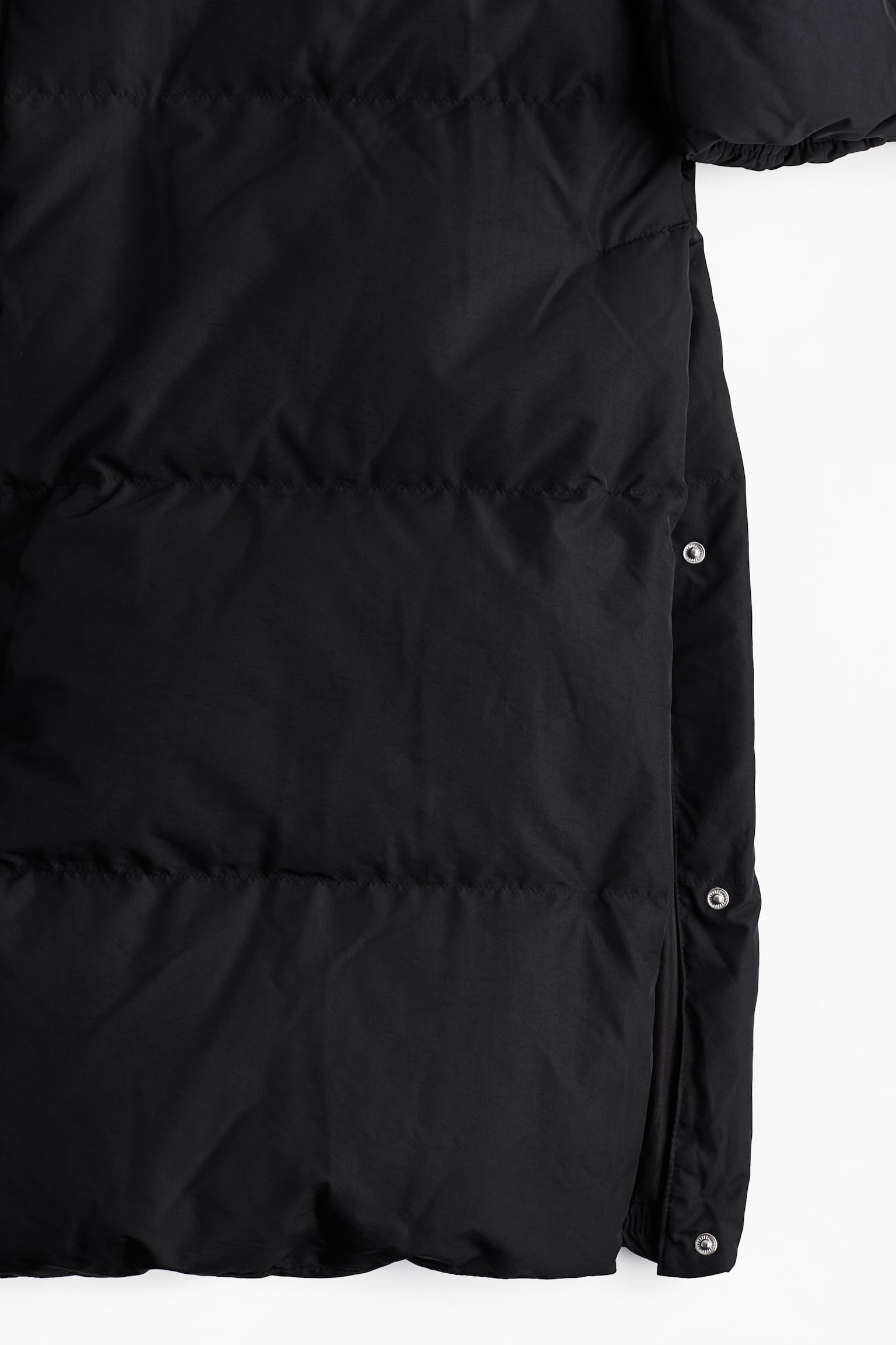 Water-repellent puffer down coat - Black - 6