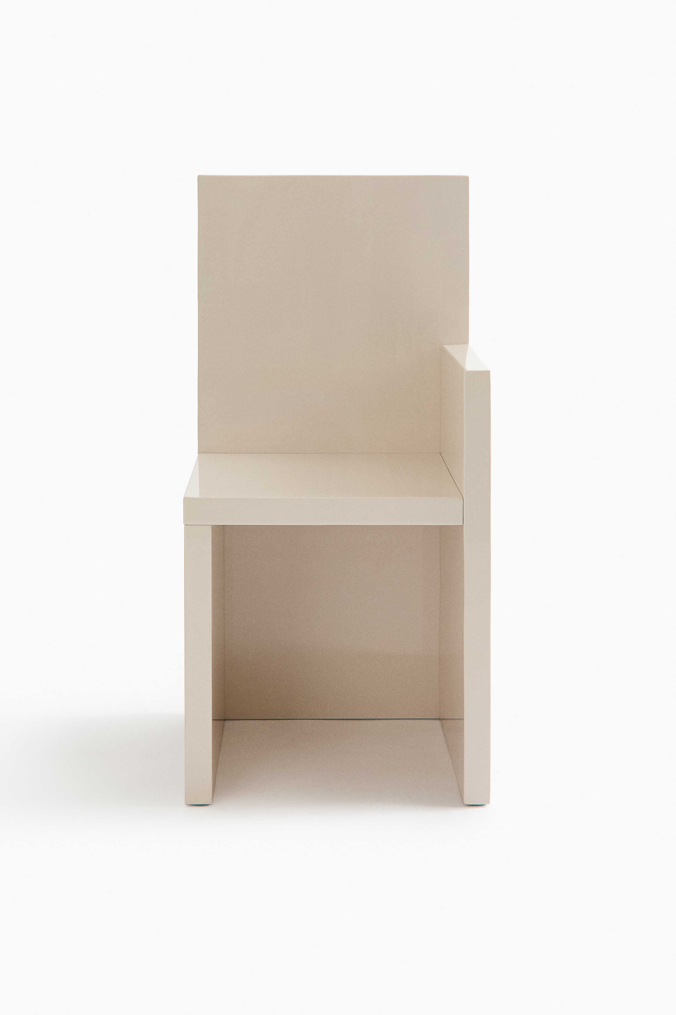 Asymmetrical lounge chair - Light beige