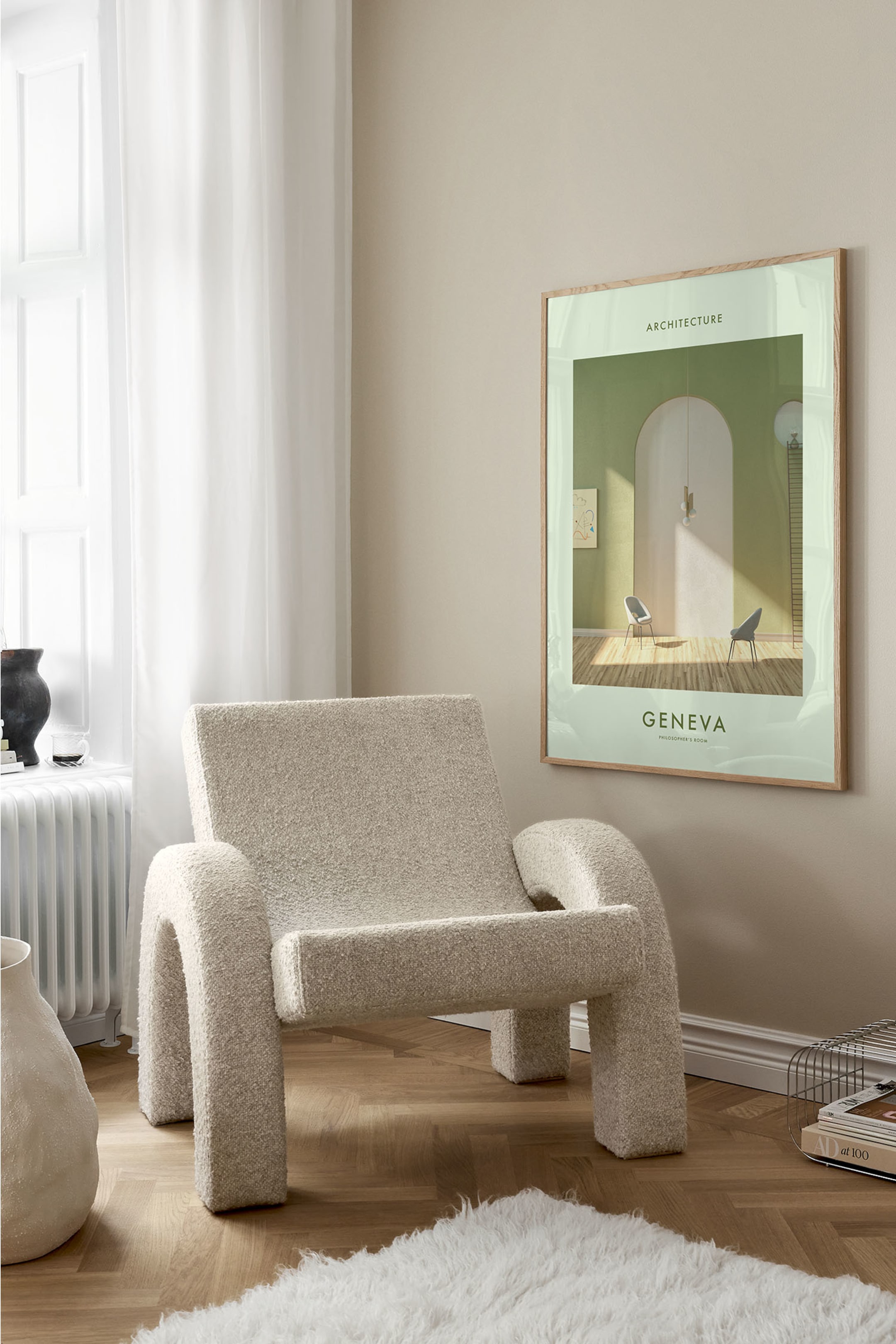 Ver imagen más grande: Philosopher’s Room Póster - Verde/amarillo - Postery - HOME | H&M ES 1