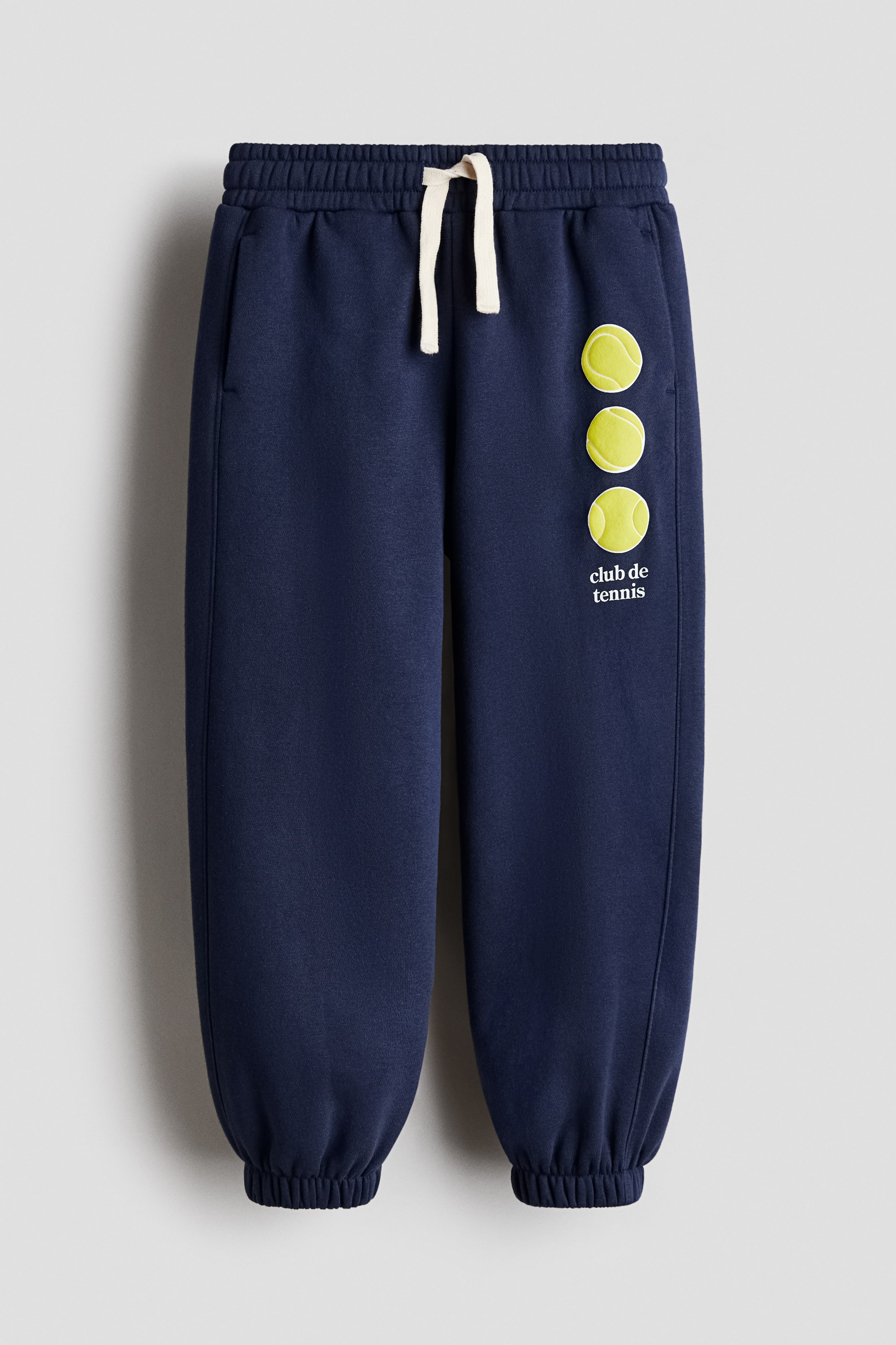 Ver imagen más grande: Joggers con detalle bordado - Azul marino/Tenis - NIÑOS | H&M ES 1